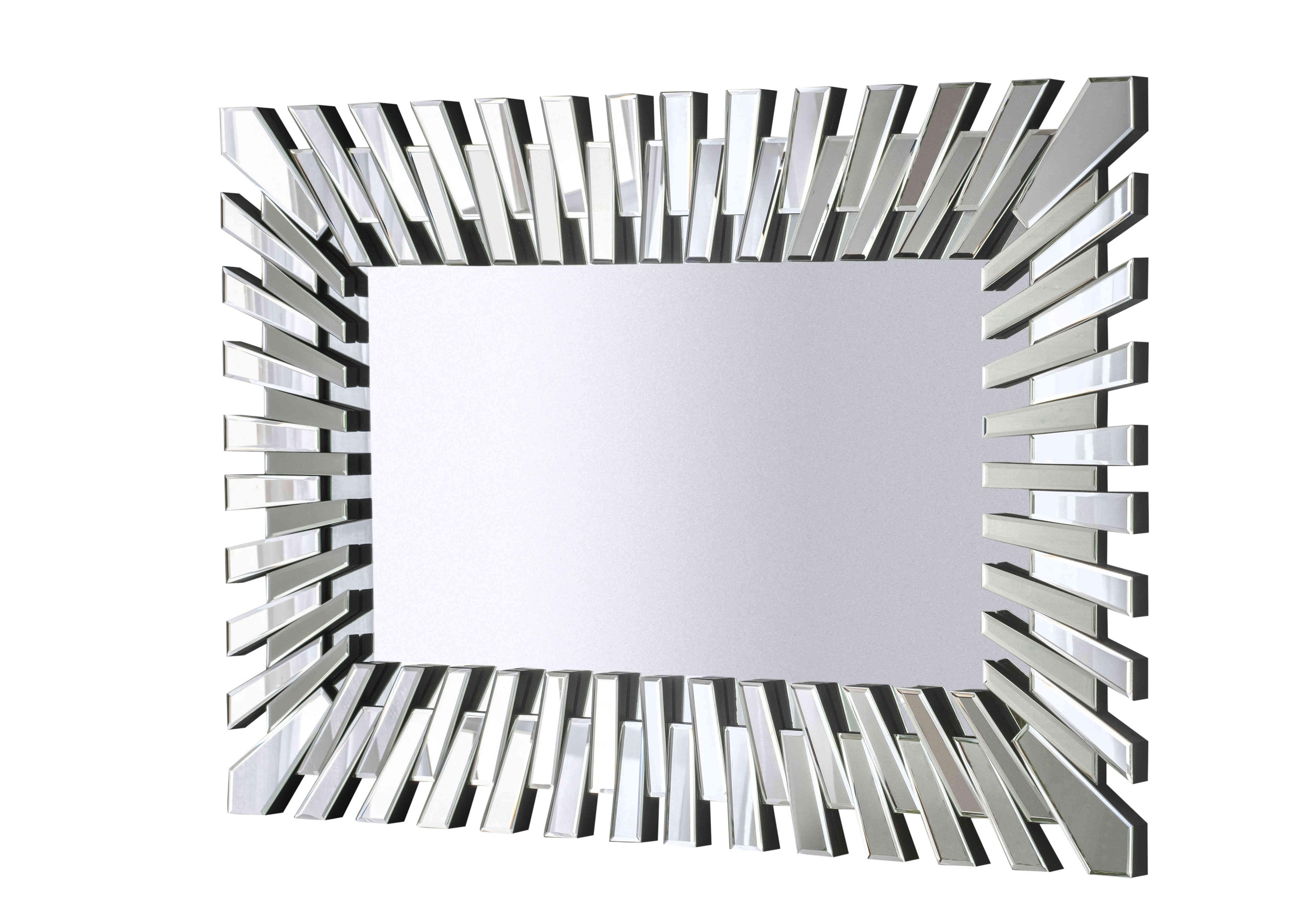 Mila Rectangle Mirror in  on Furniture Village