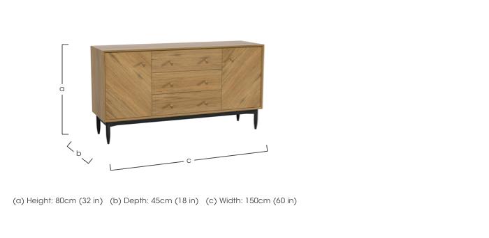 Monza Large Sideboard in  on Furniture Village