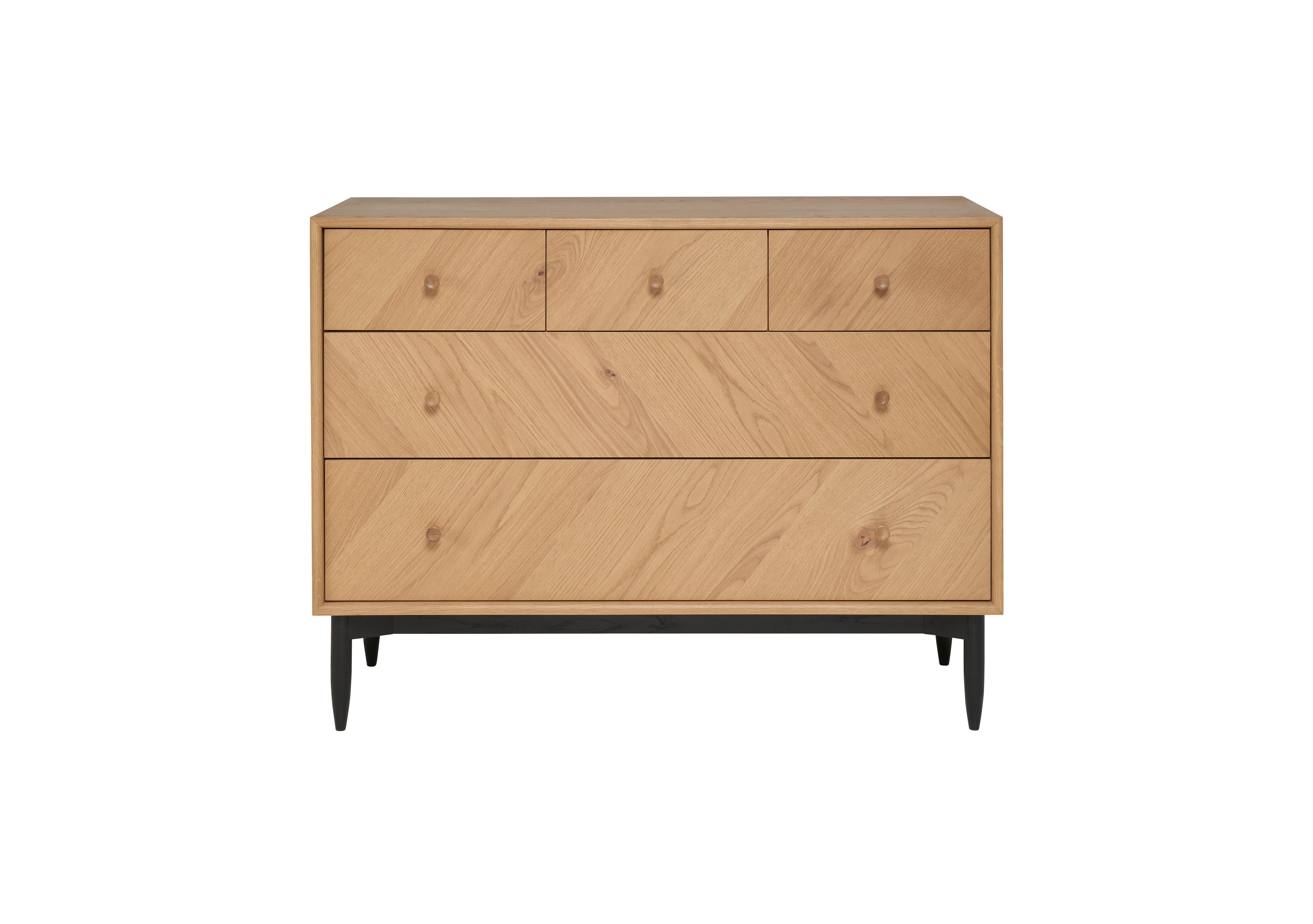 Monza 5 Drawer Wide Chest Of Drawers in  on Furniture Village