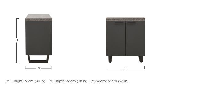 Moon 2 Door Storage Unit in  on Furniture Village