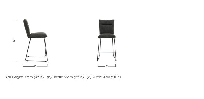 Ruben Bar Stool in  on Furniture Village