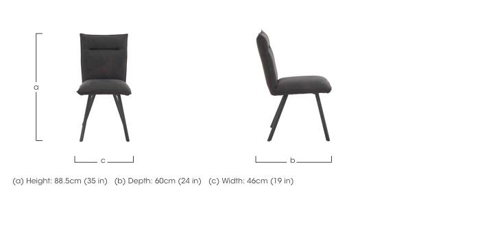 Moon Pair of Dining Chairs in  on Furniture Village