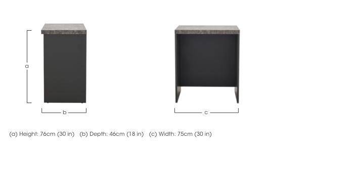 Moon Open Desk in  on Furniture Village