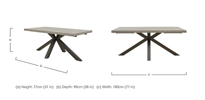 Moon Star Base Dining Table in  on Furniture Village