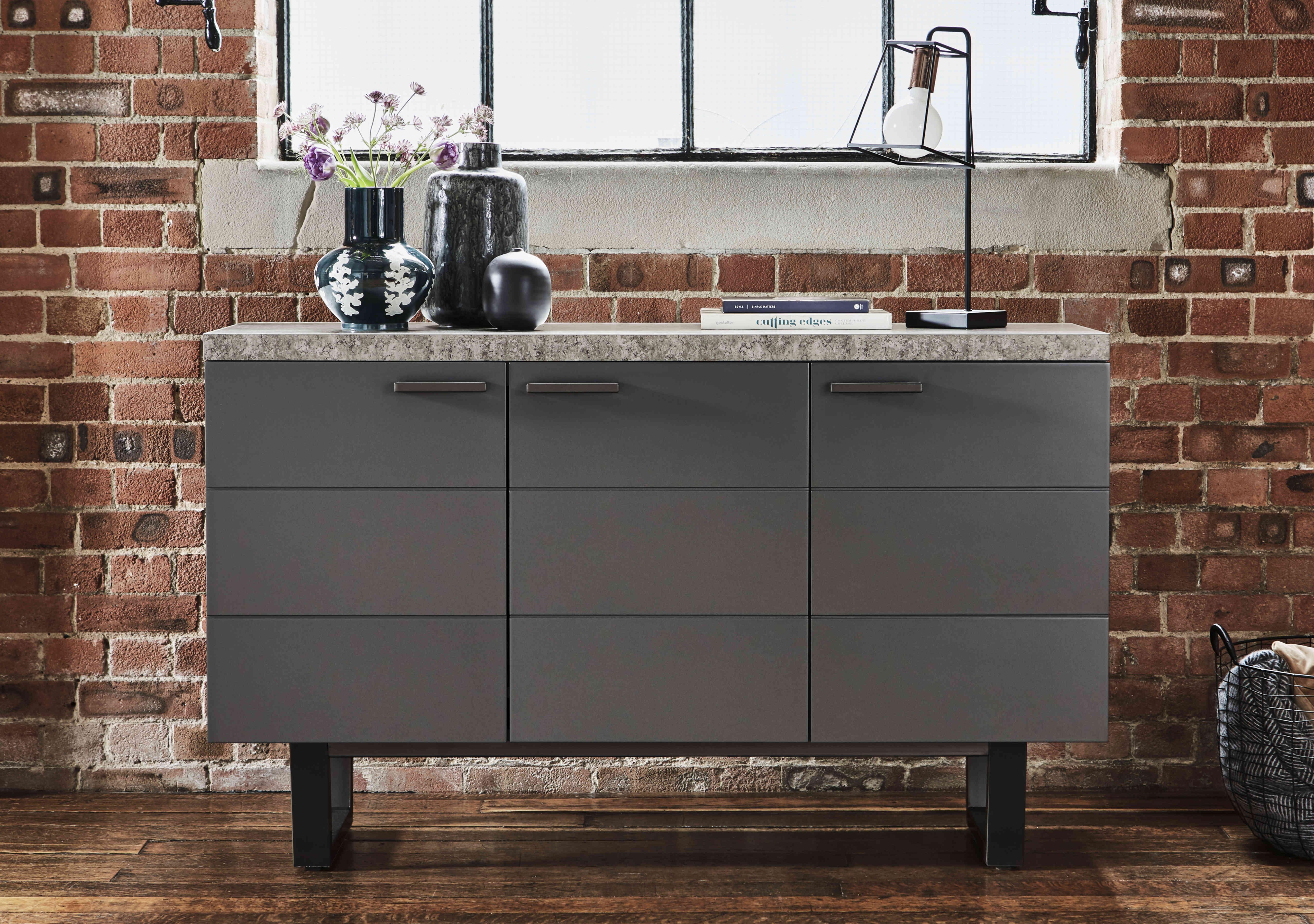 Moon 3 Door Sideboard in  on Furniture Village