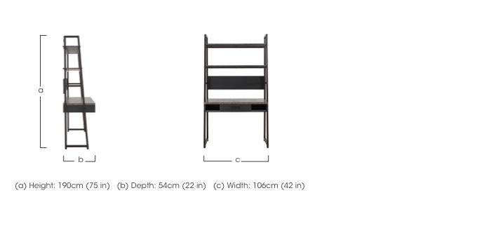 Moon Wall Desk in  on Furniture Village