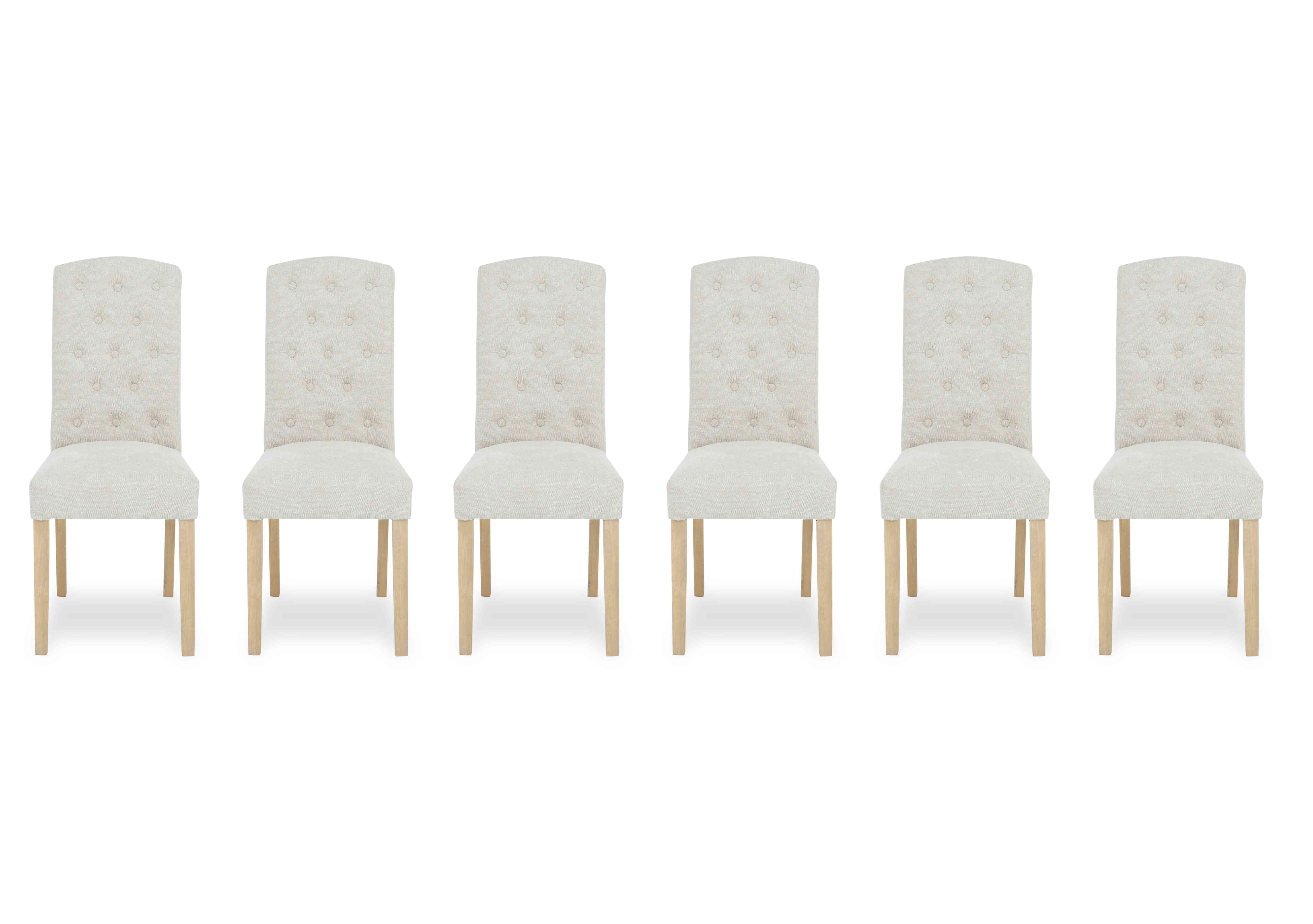 Moore Set of 6 Upholstered Dining Chairs in  on Furniture Village