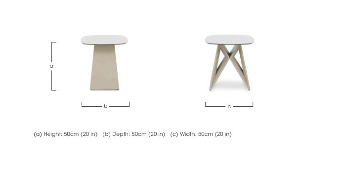 Mirage Lamp Table in  on Furniture Village