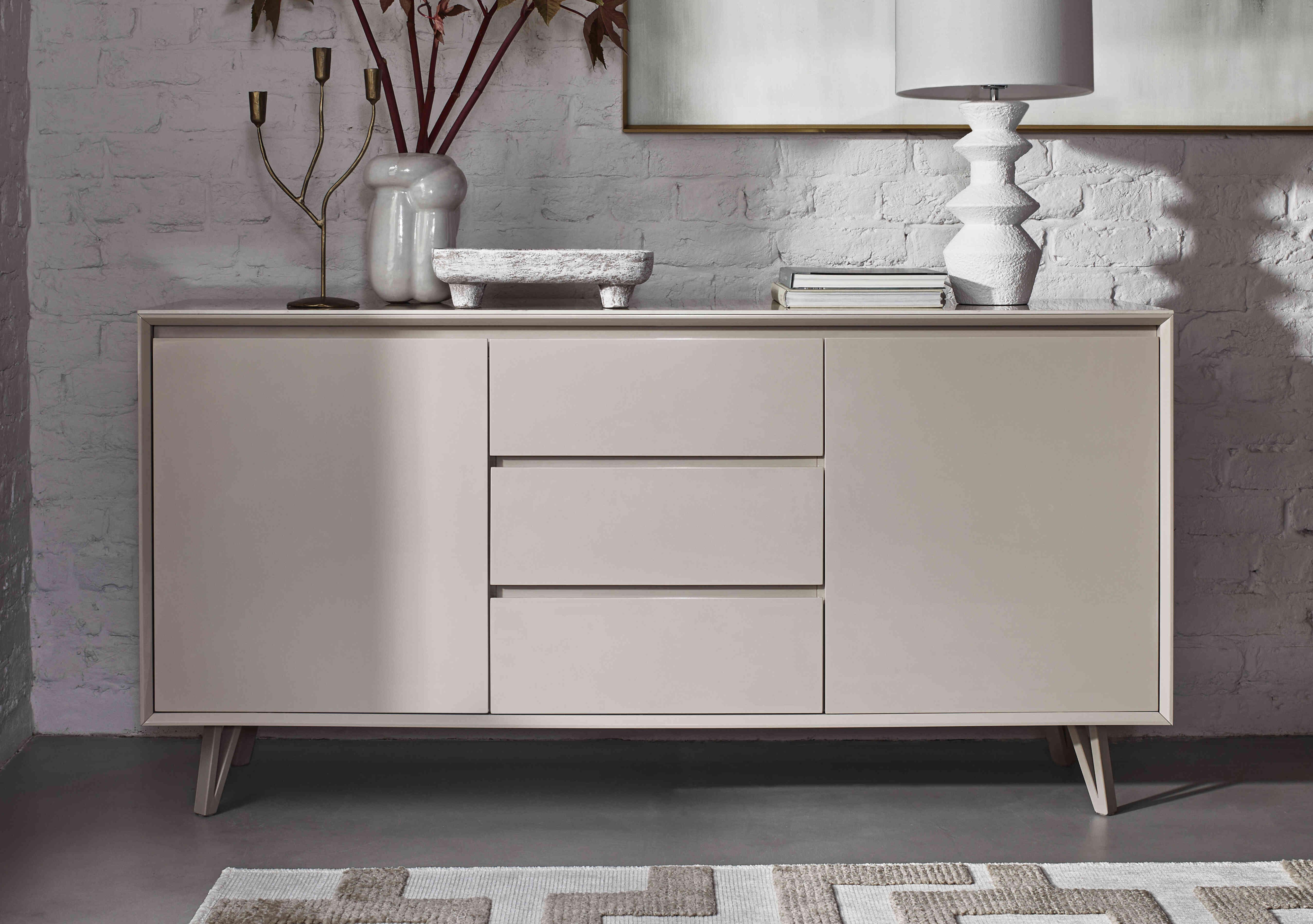 Mirage 2 Door 3 Drawer Sideboard in  on Furniture Village