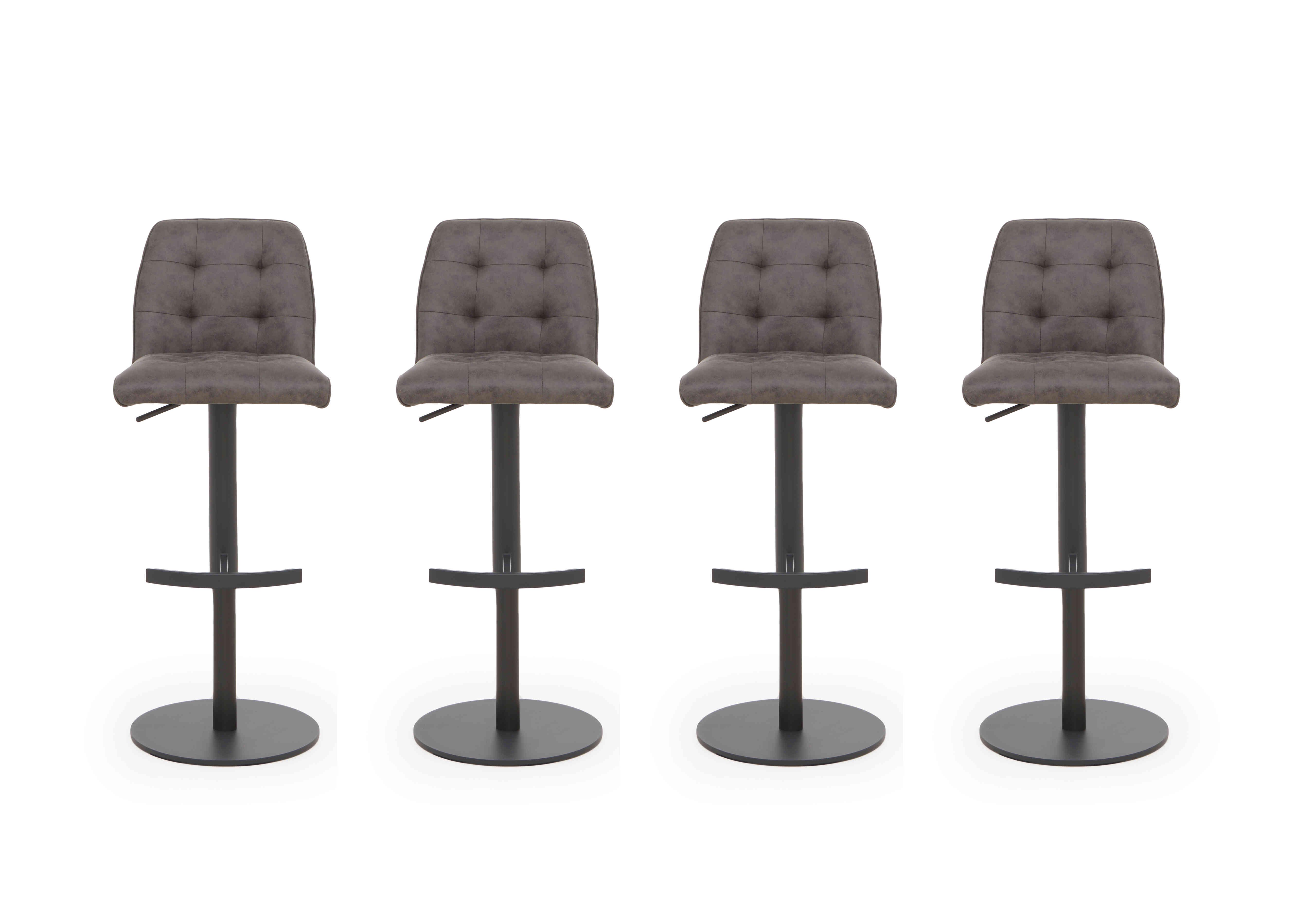 Merlin Set of 4 Swivel Bar Stools Furniture Village