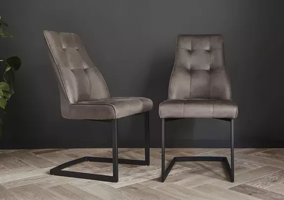 Merlin Pair of Dining Chairs Furniture Village