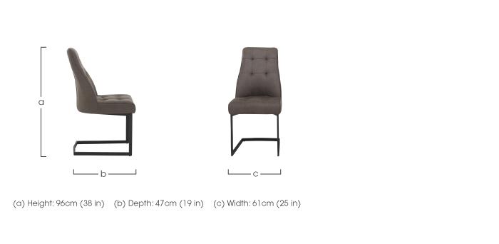 Merlin Set of 4 Dining Chairs in  on Furniture Village