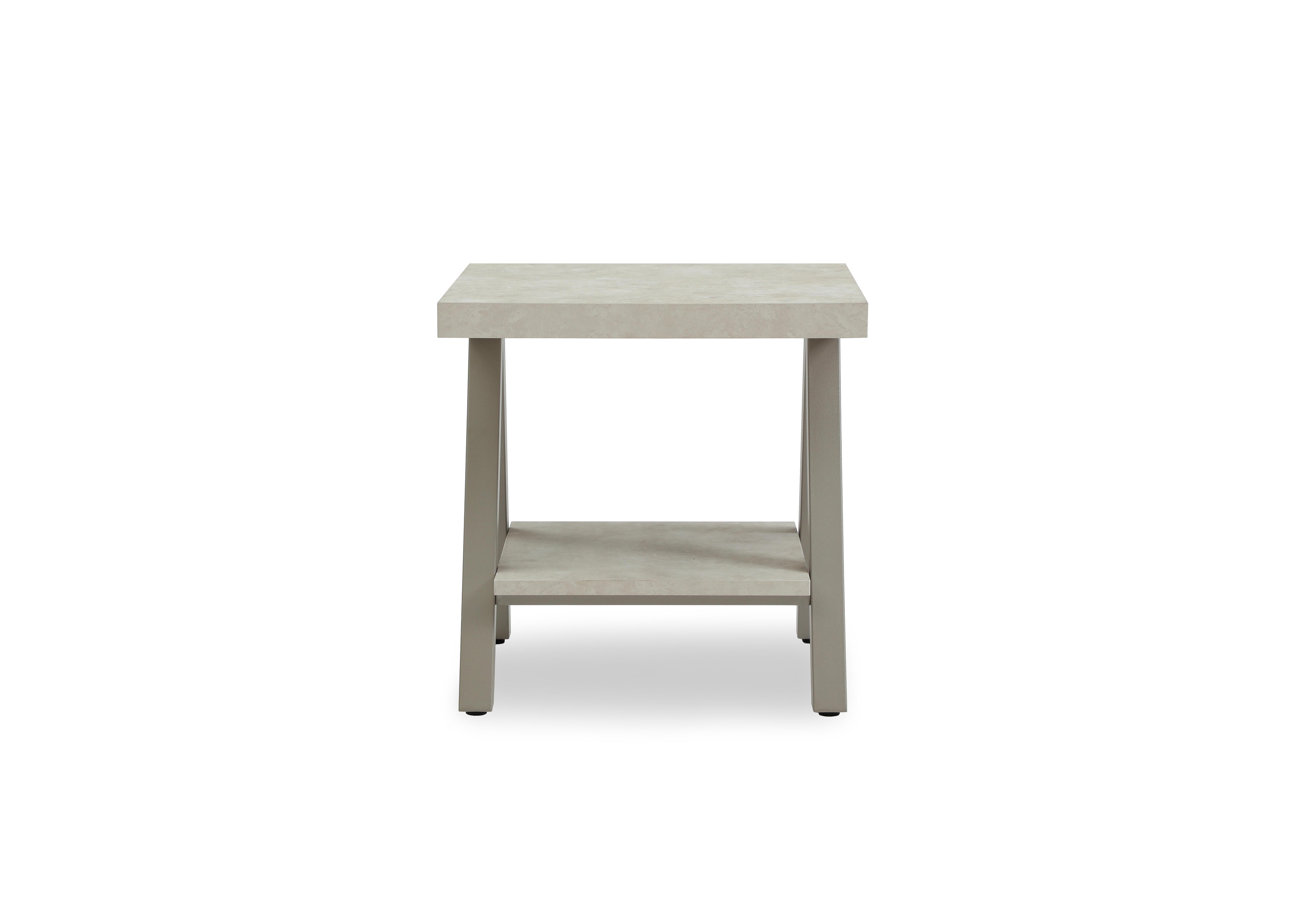 Matera Lamp Table with Shelf in  on Furniture Village
