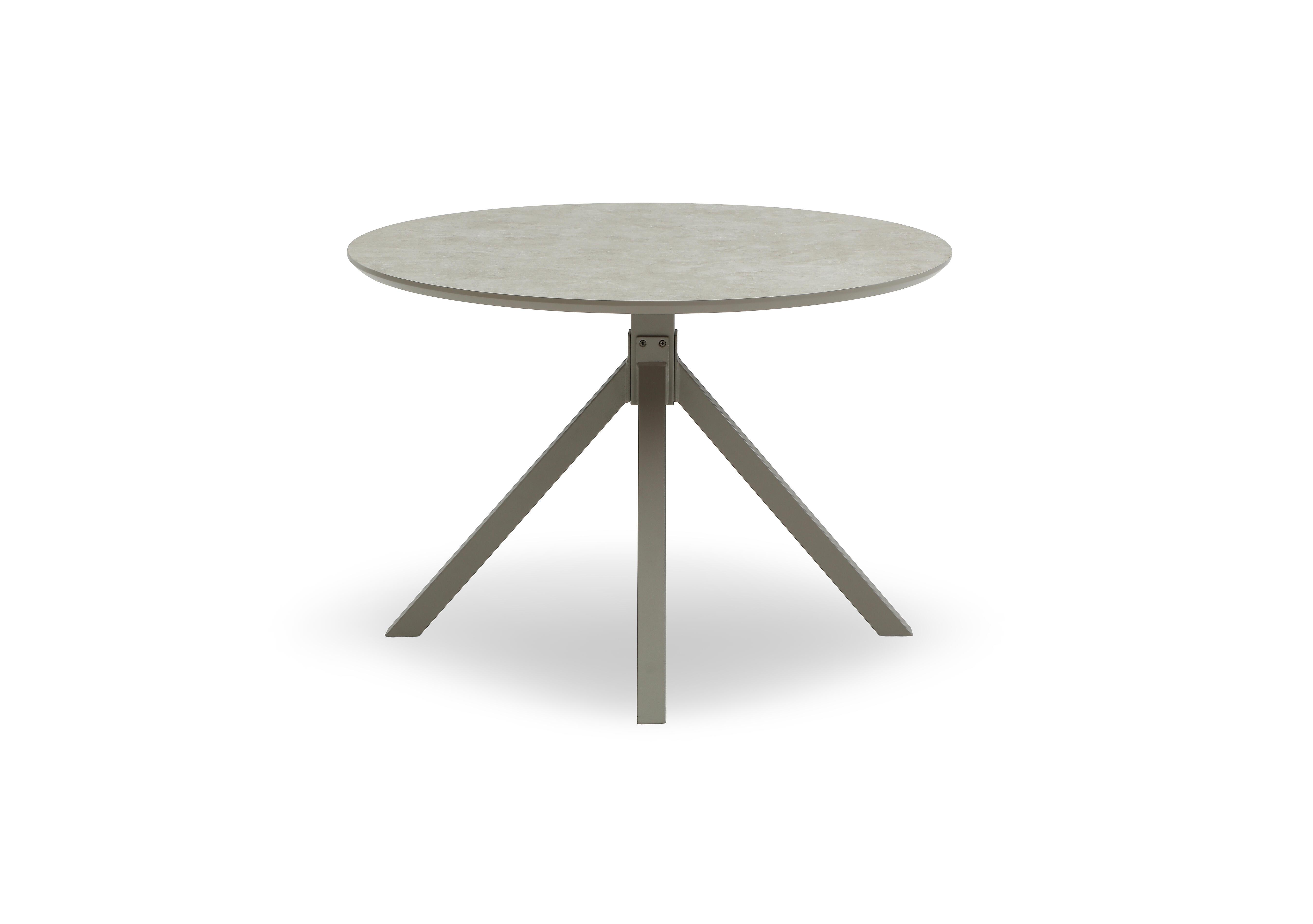 Matera Round Dining Table with Star Base in  on Furniture Village