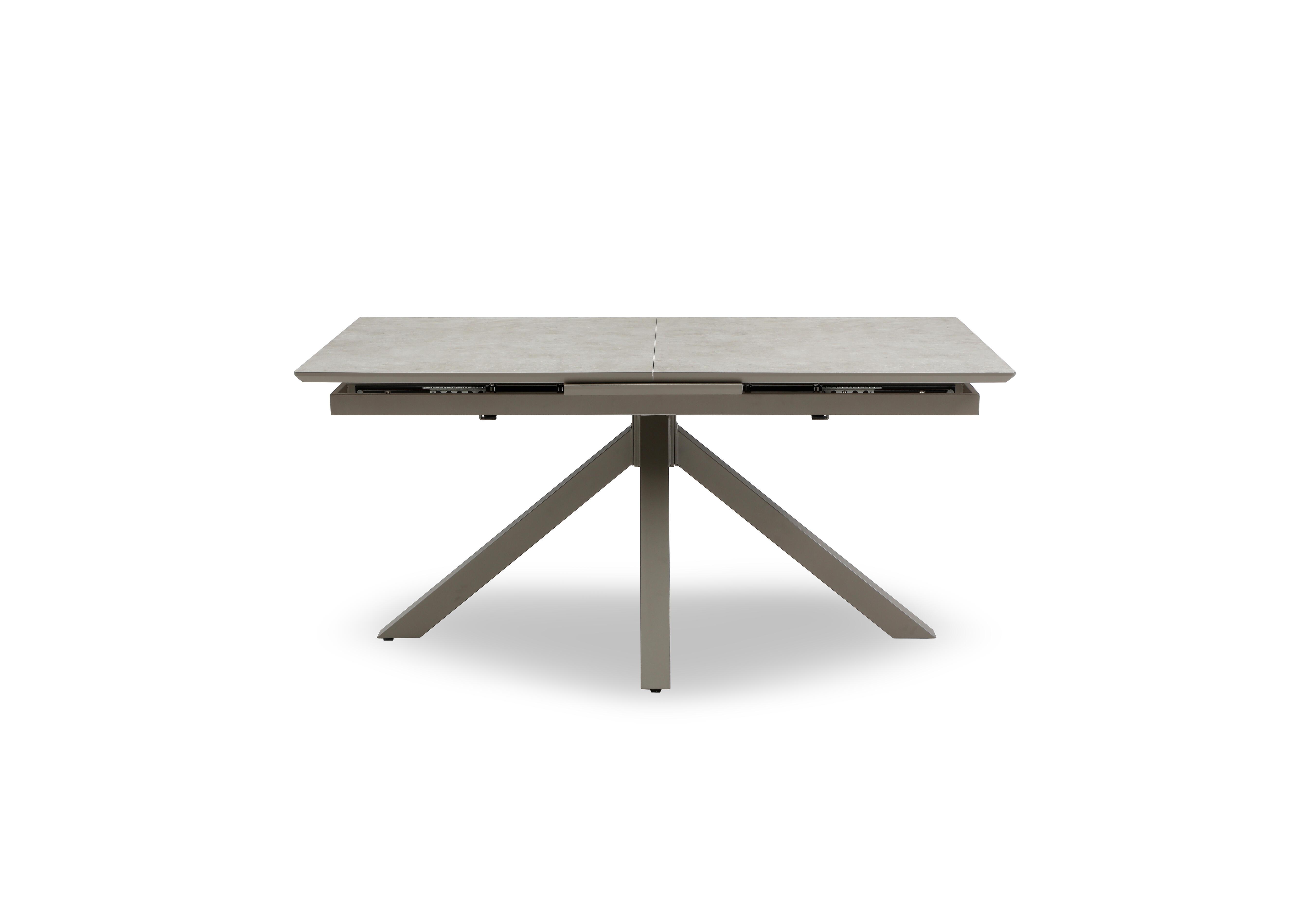 Matera Pop Up Extending Dining Table with Star Base in  on Furniture Village
