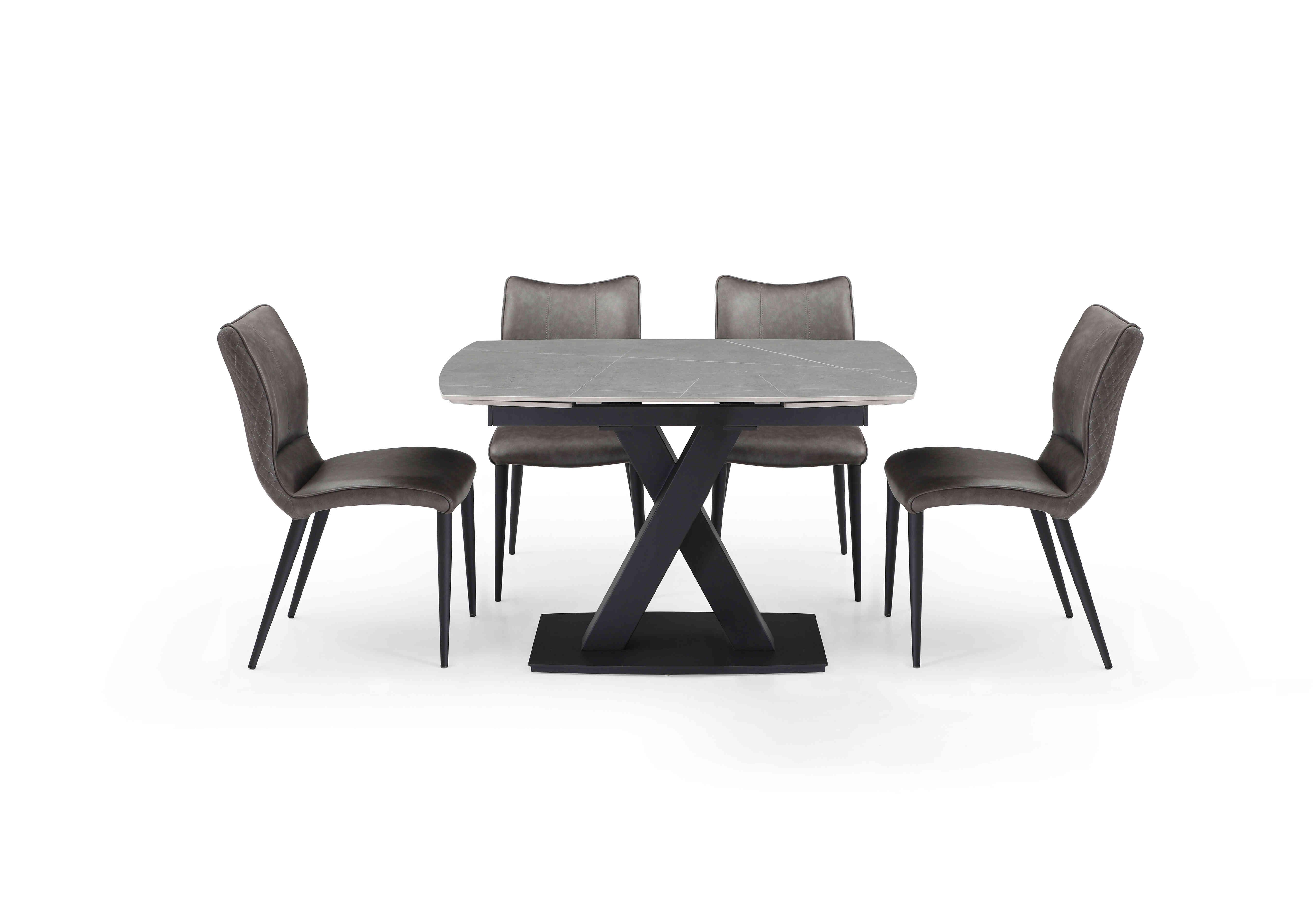 Murcia Extending Dining Table with 4 Dining Chairs in  on Furniture Village
