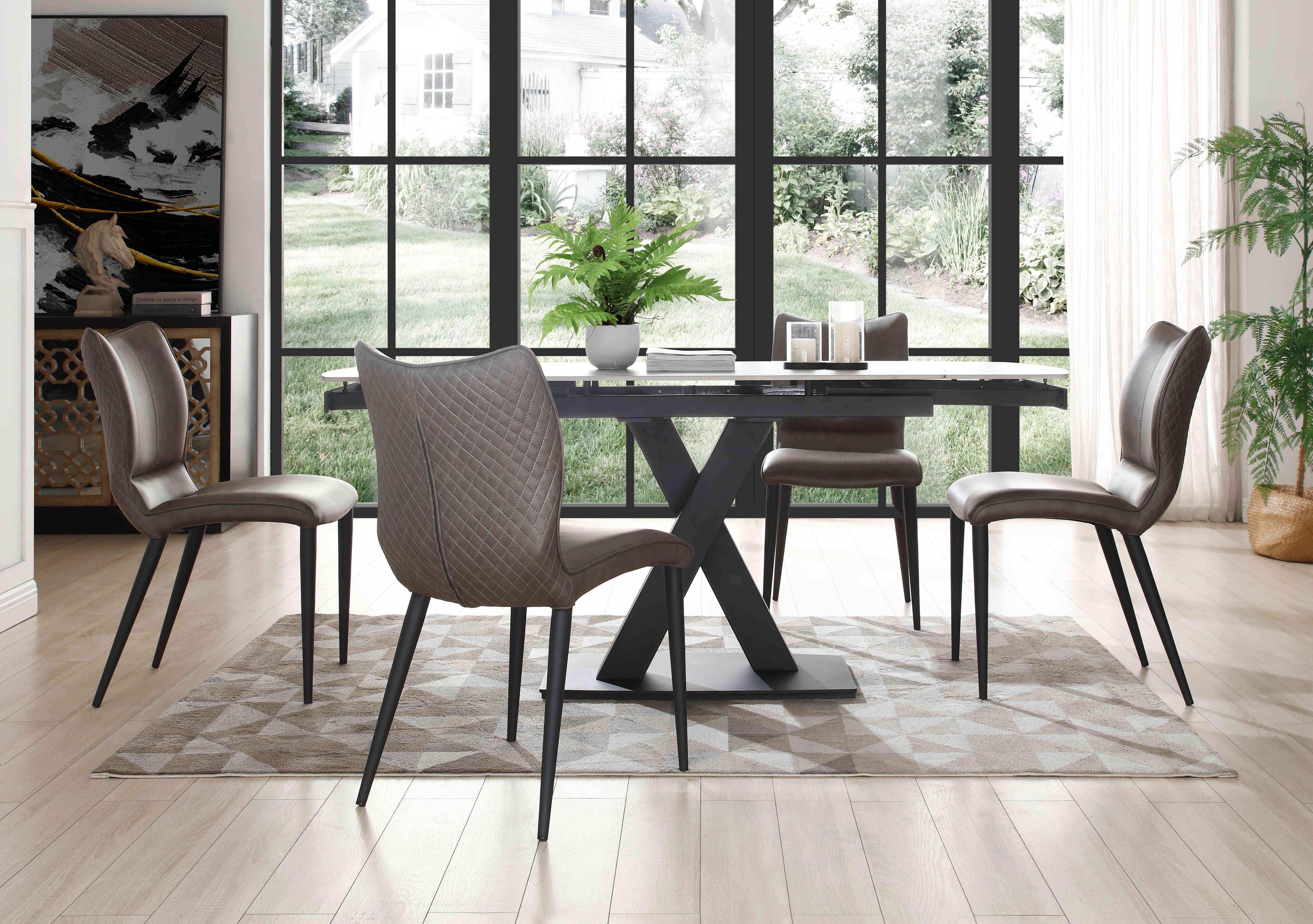 Murcia Extending Dining Table with 4 Dining Chairs in  on Furniture Village