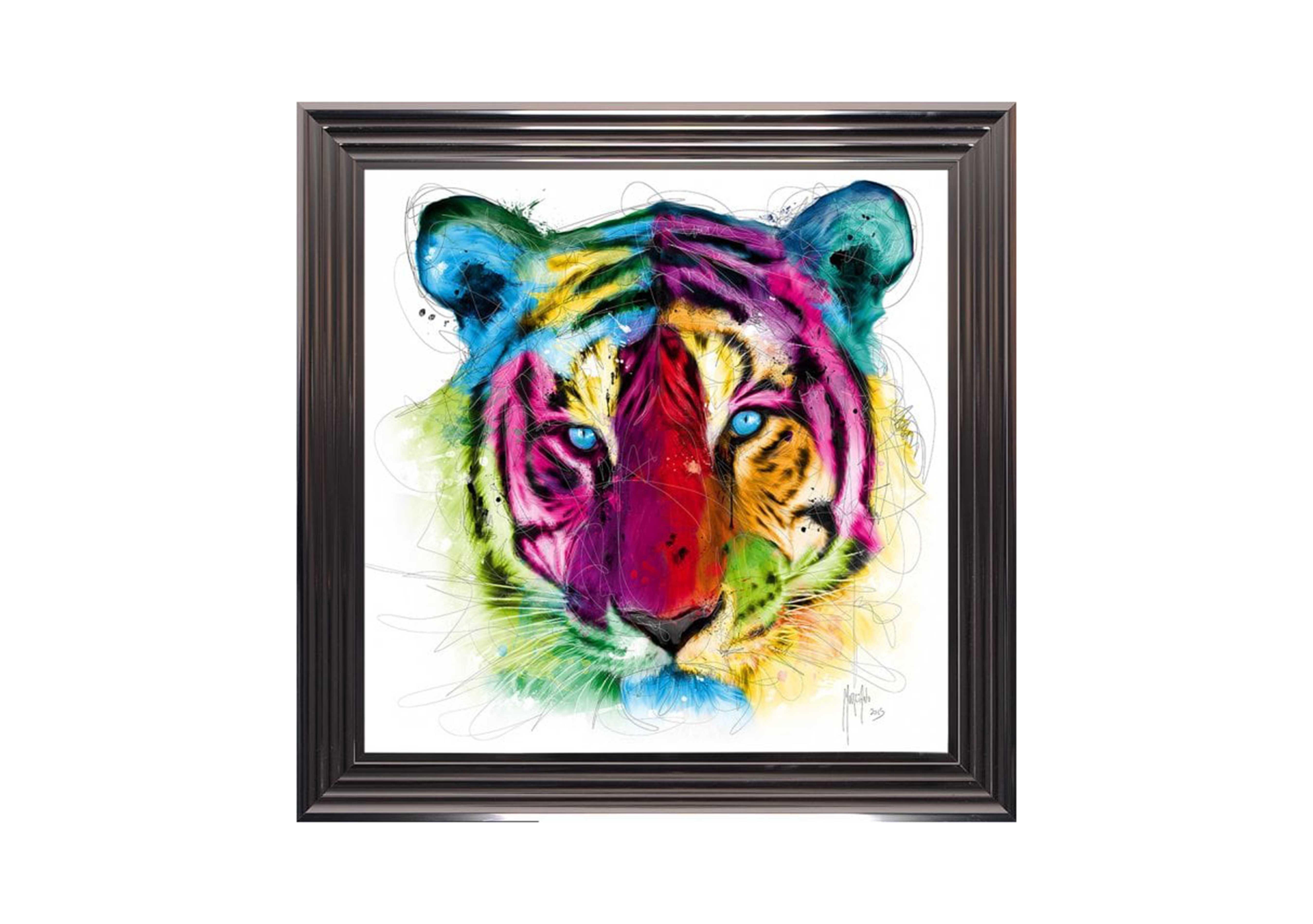 Multi Tiger Framed Art in  on Furniture Village