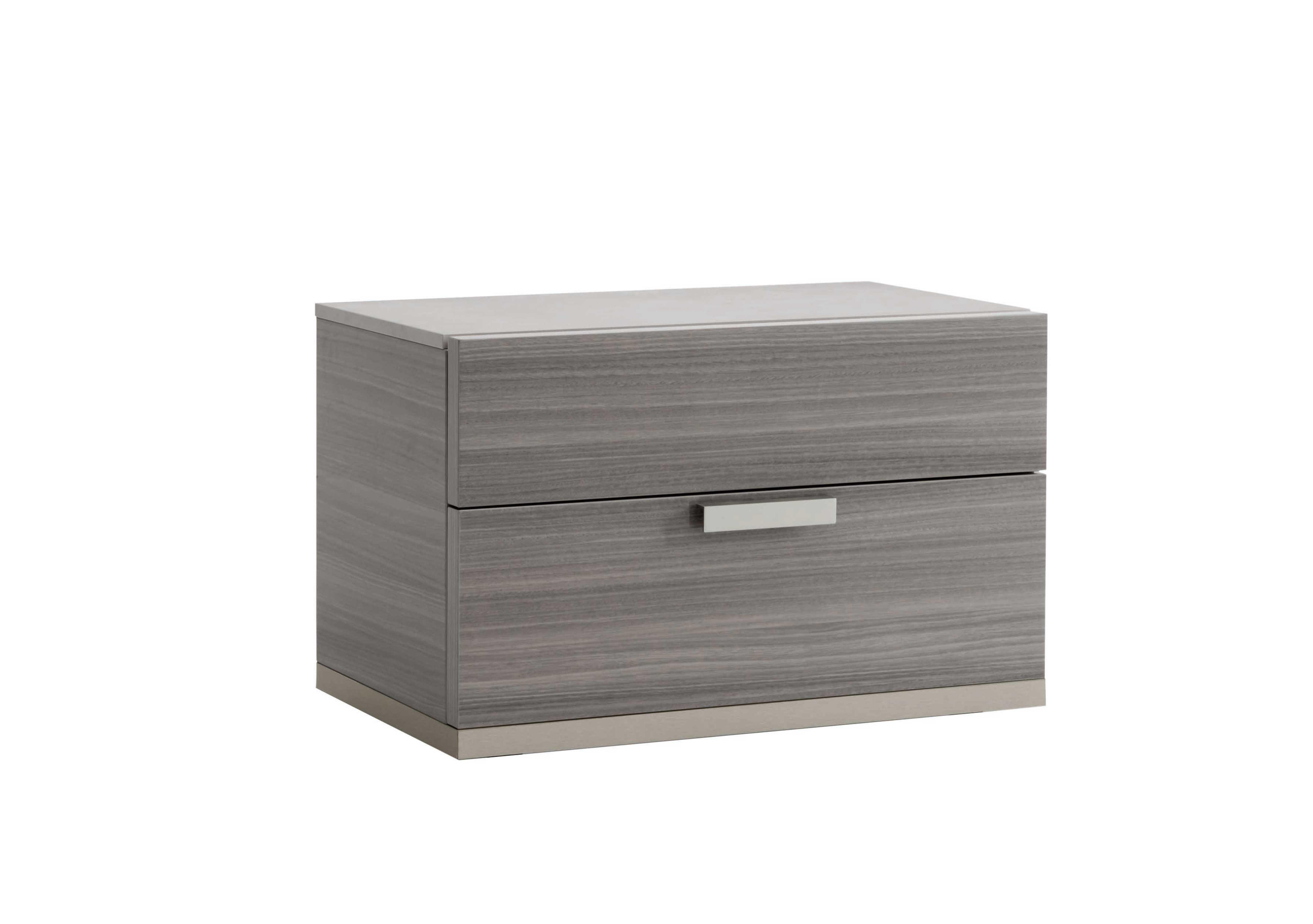 Movado 2 Drawer Wide Bedside Cabinet in  on Furniture Village