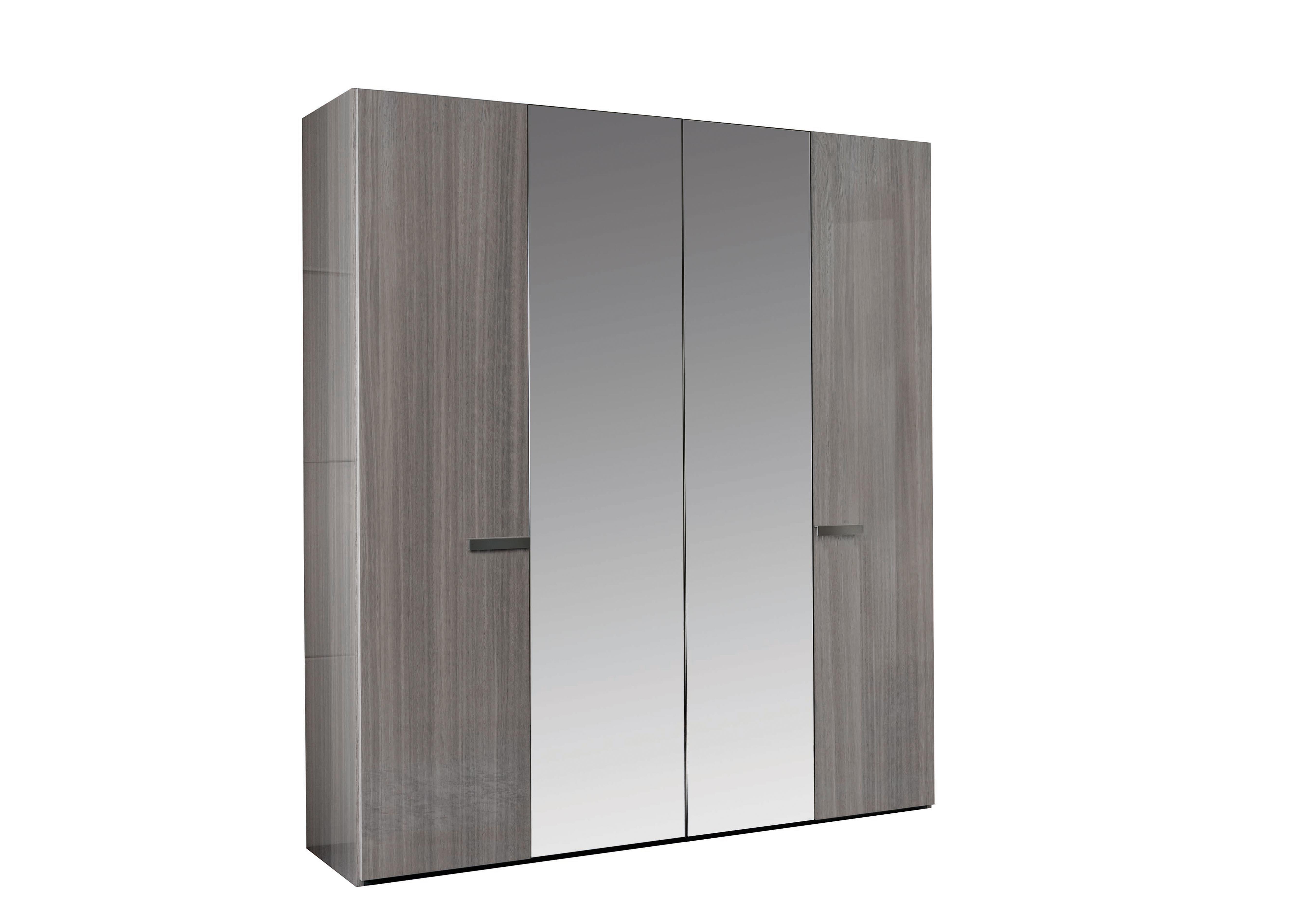 Movado 4 Door Wardrobe with Mirrors in  on Furniture Village