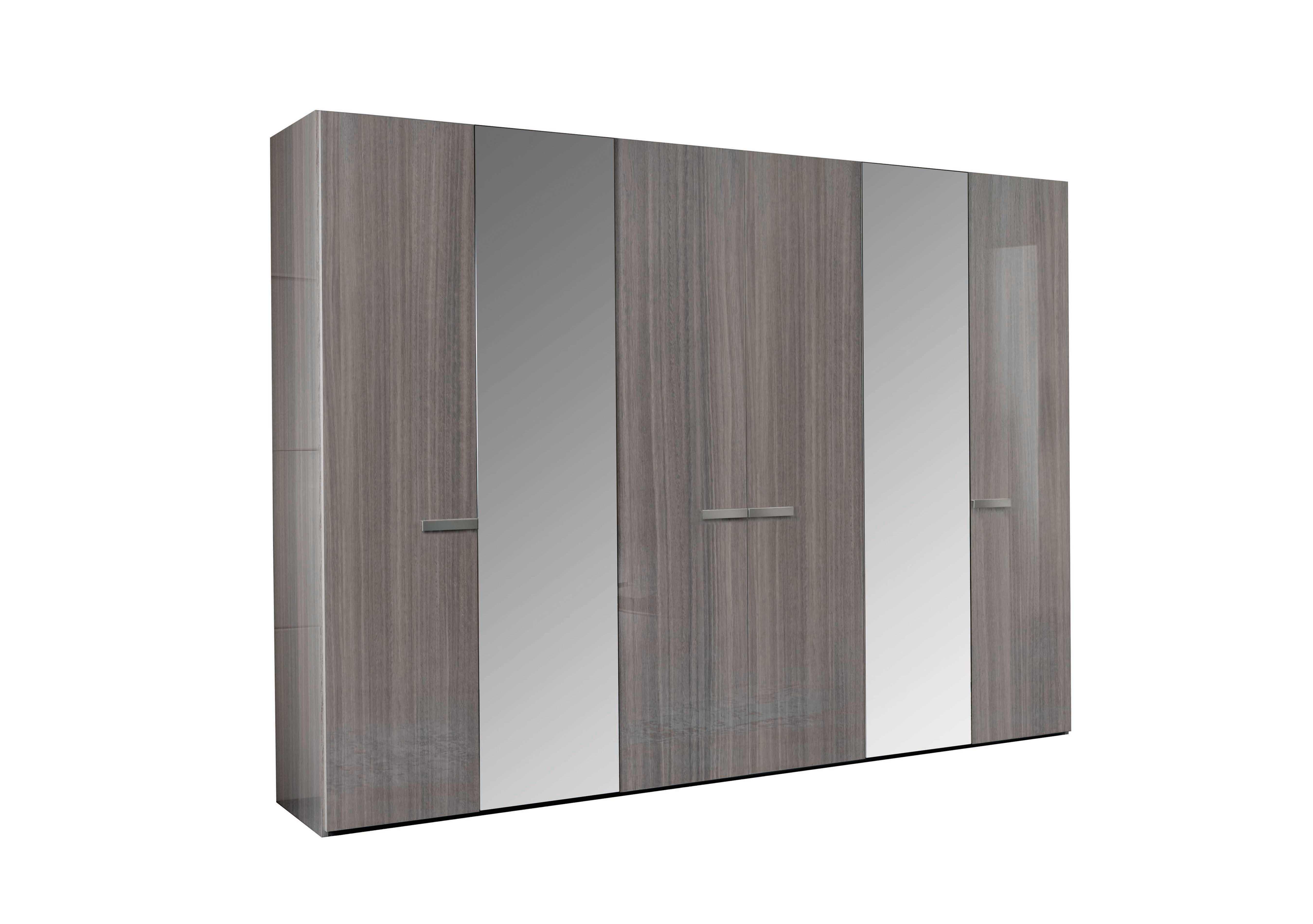 Movado 6 Door Wardrobe with Mirrors in  on Furniture Village