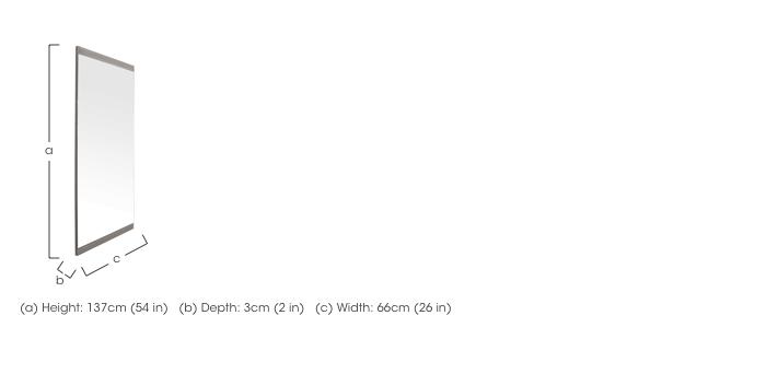 Movado Bedroom Mirror in  on Furniture Village