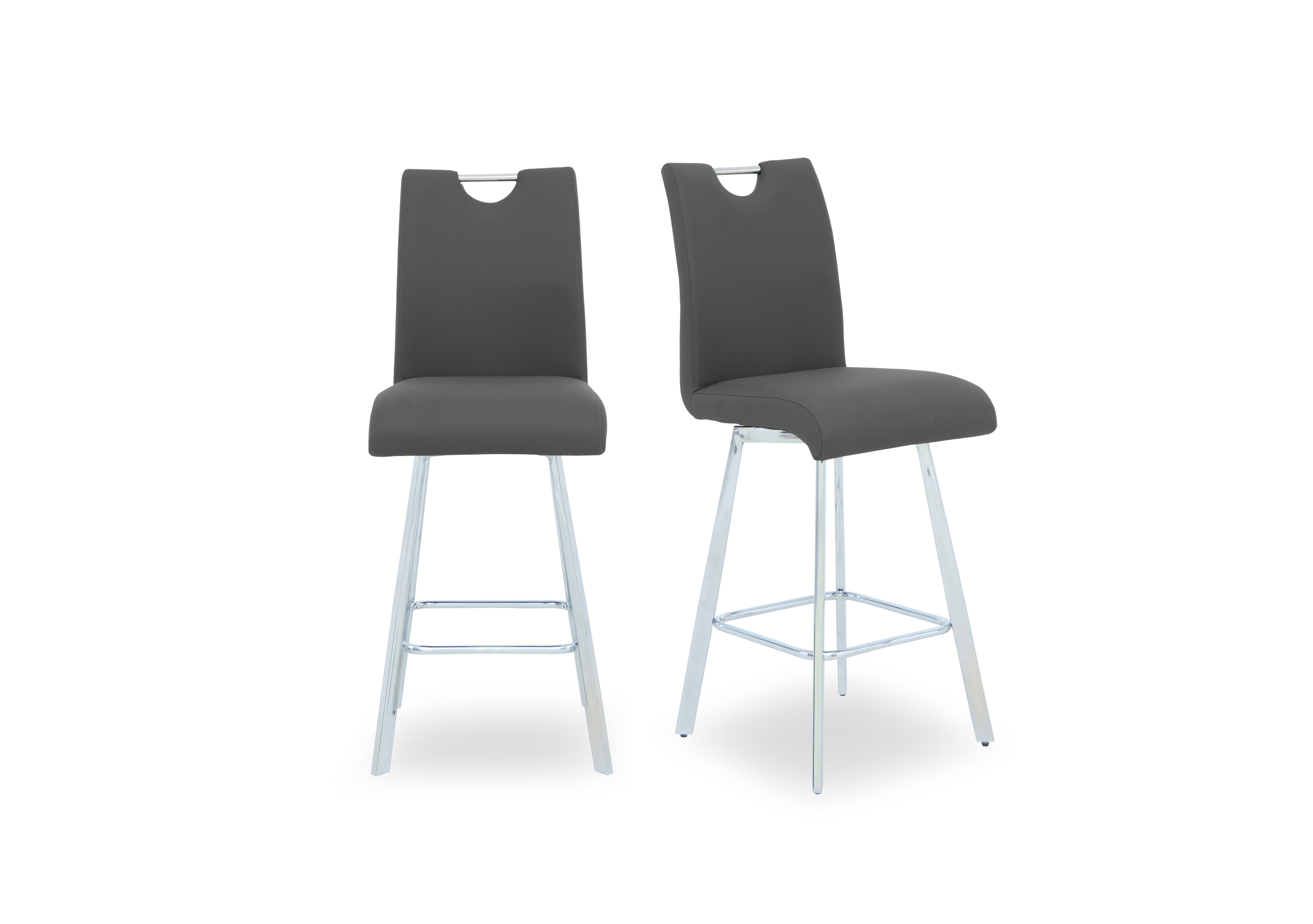 Nadal Pair of Swivel Bar Stools in  on Furniture Village