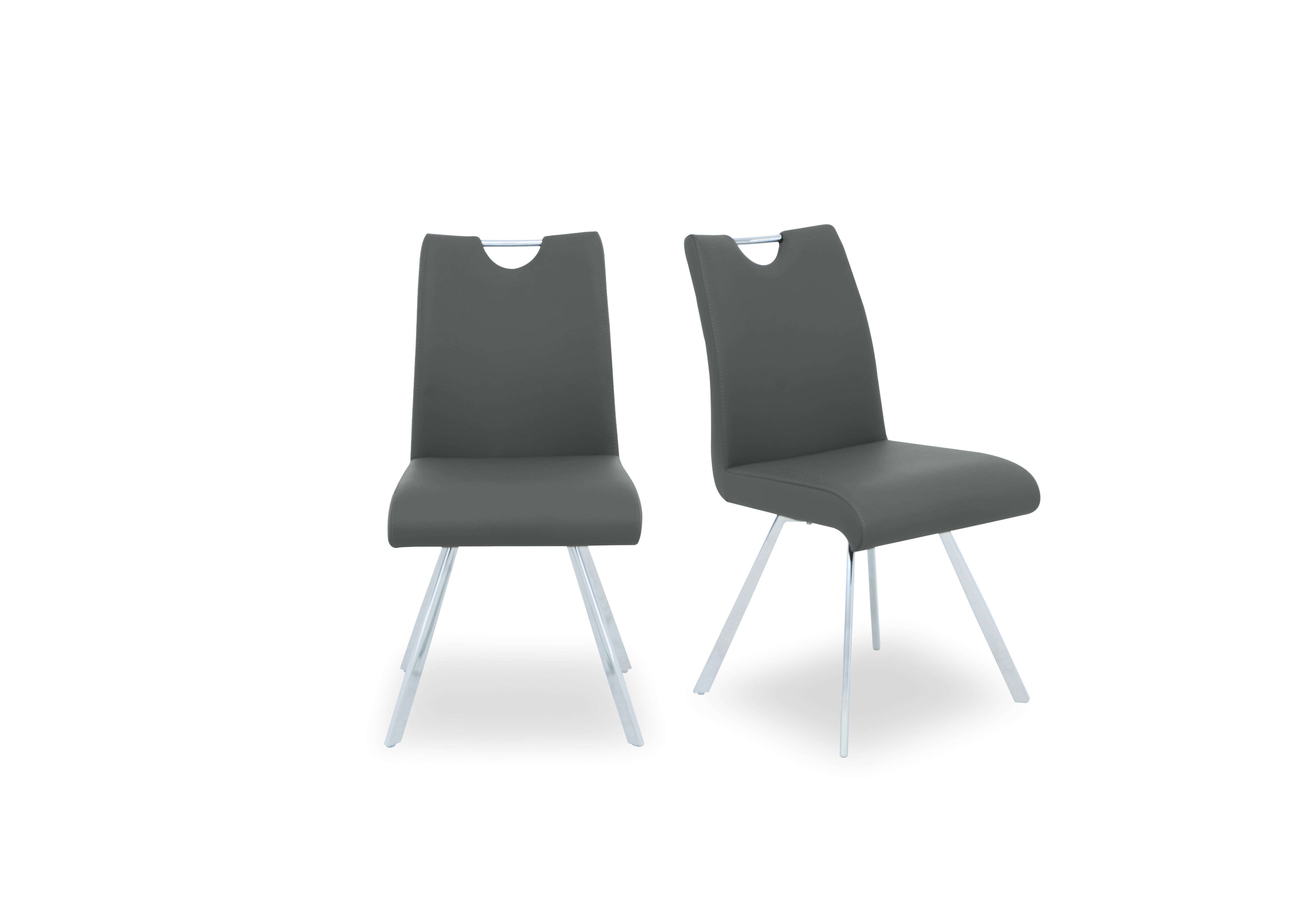 Nadal Pair of Swivel Dining Chairs in  on Furniture Village