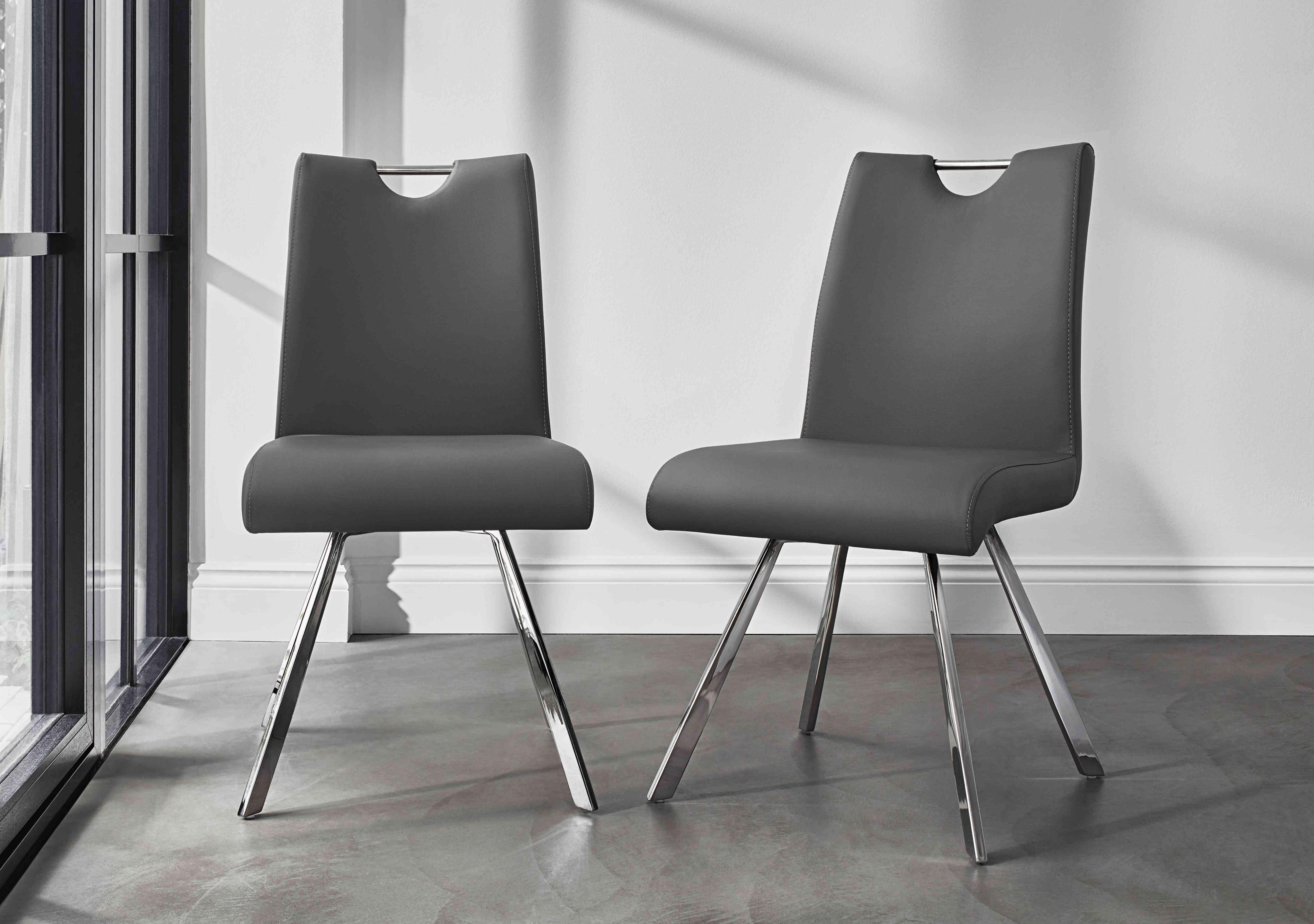 Nadal Set of 6 Swivel Dining Chairs in  on Furniture Village