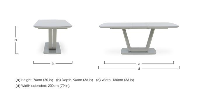 Nadal Extending Dining Table in  on Furniture Village