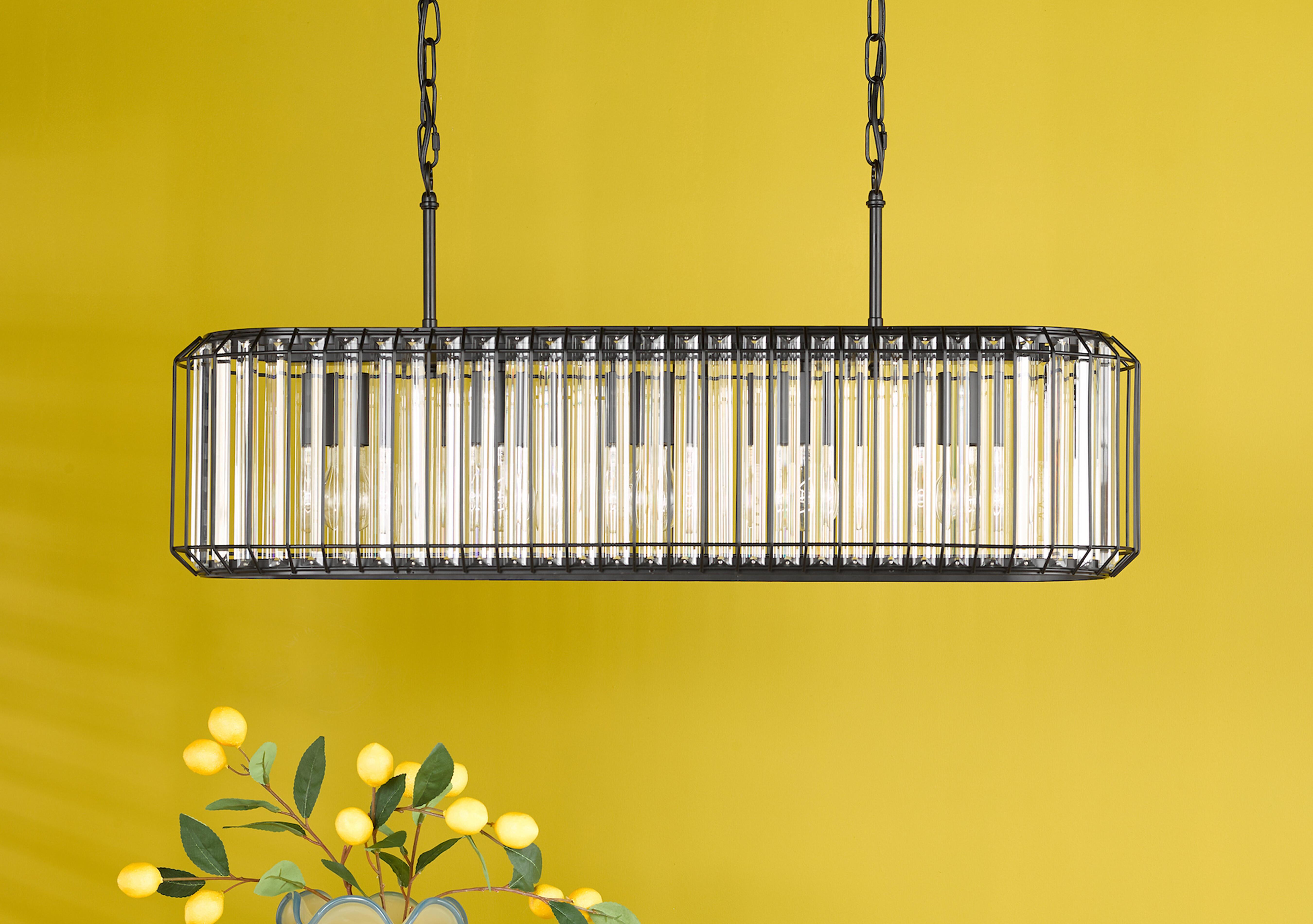 Naeva 5 Light Bar Pendant in  on Furniture Village