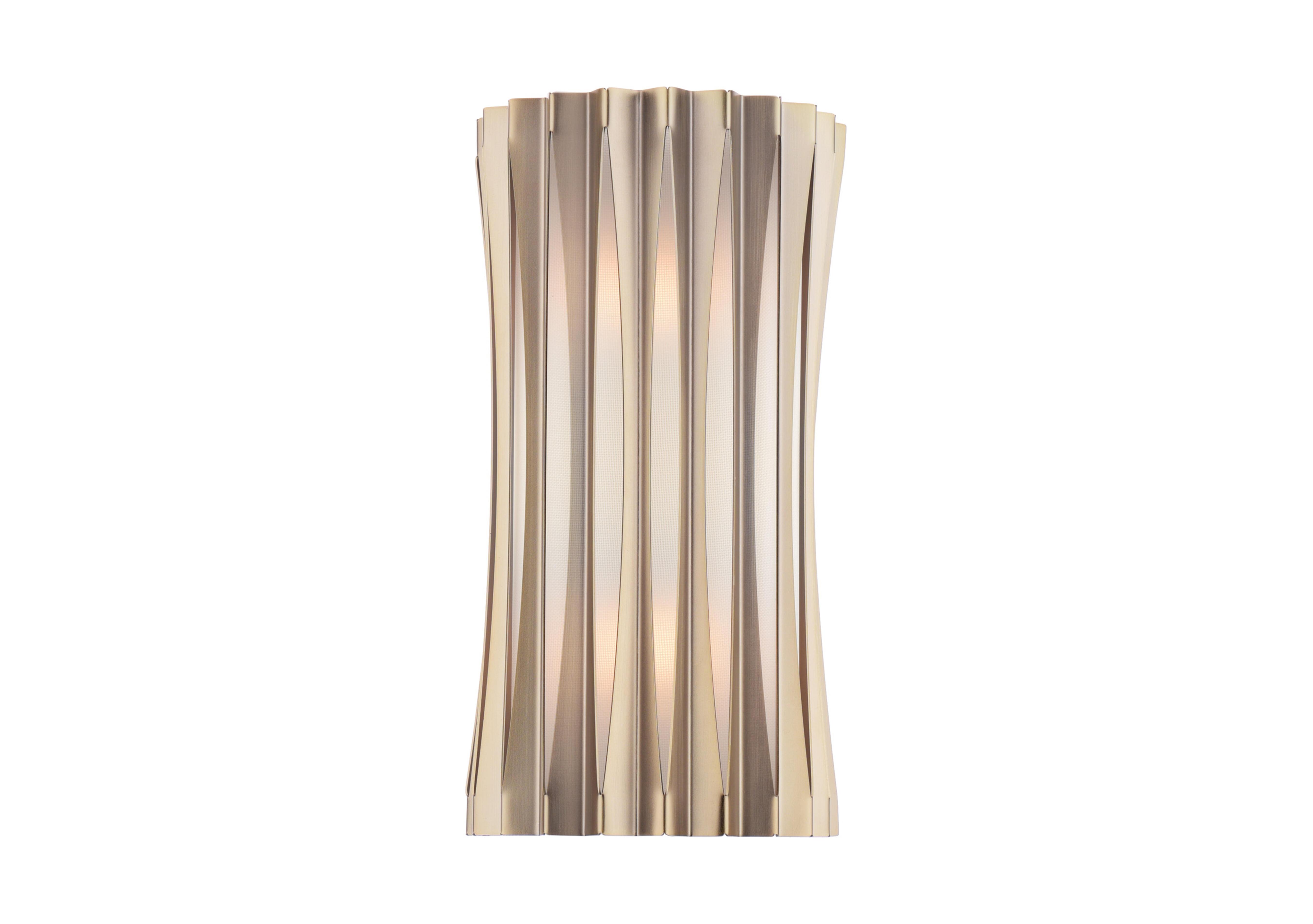 Nexa Metal 2 Light Wall Light in  on Furniture Village