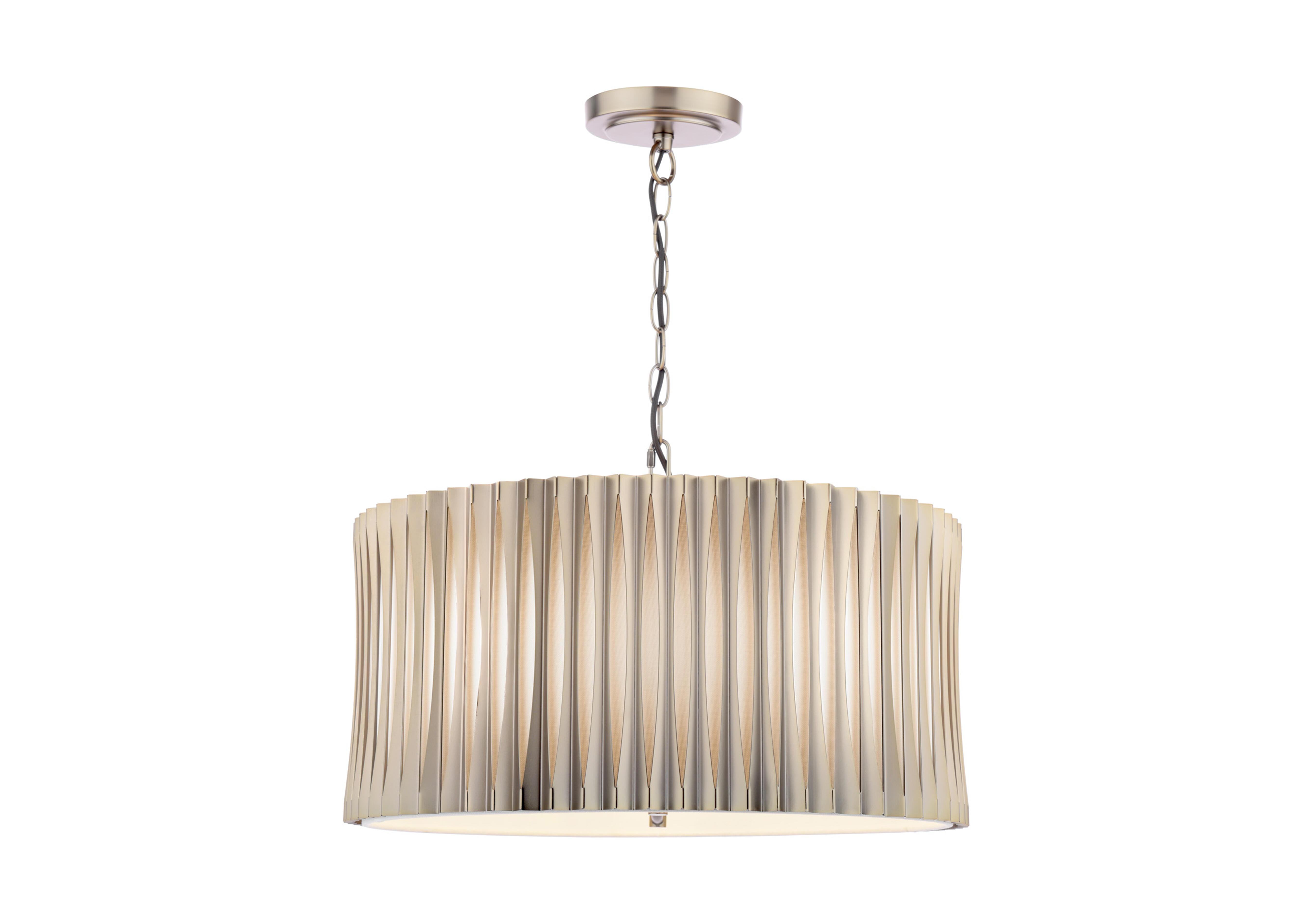 Nexa Metal 3 Light Ceiling Pendant in  on Furniture Village