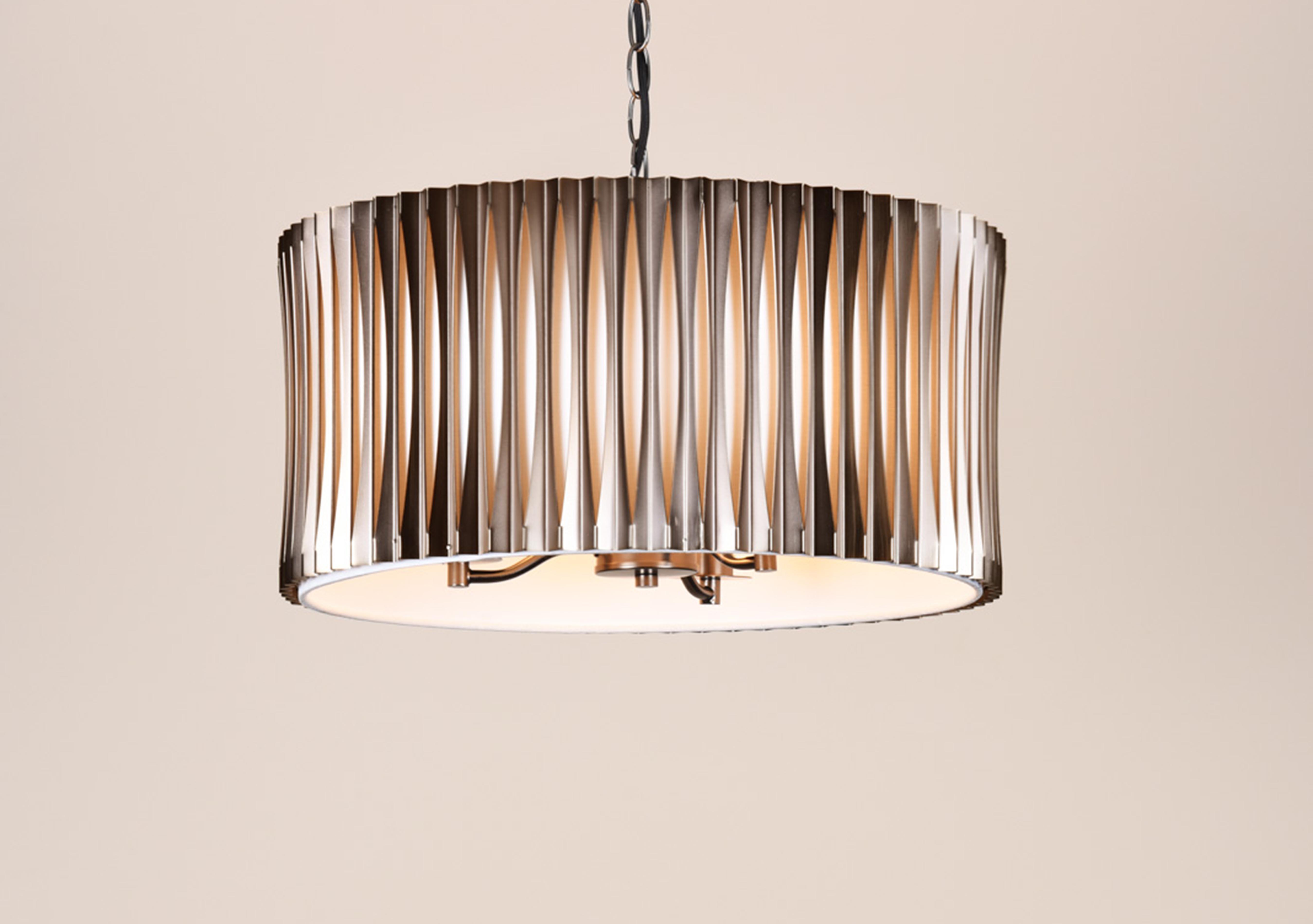 Nexa Metal 3 Light Ceiling Pendant in  on Furniture Village