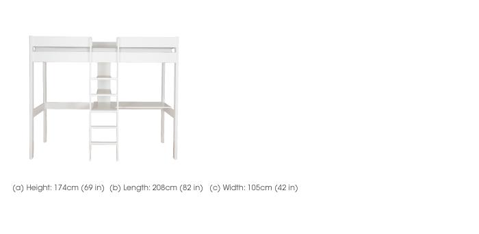 Nexus High-Sleeper with Desk in  on Furniture Village