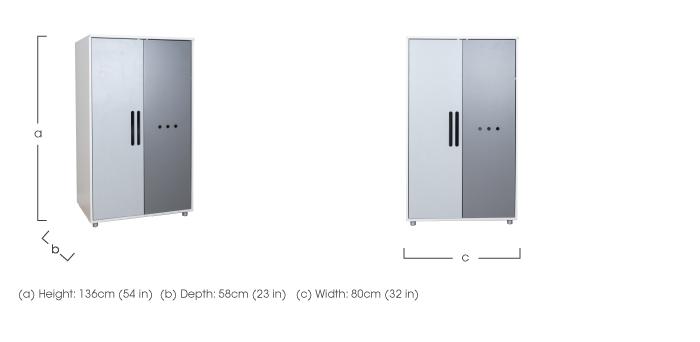 Nexus Low Wardrobe in  on Furniture Village