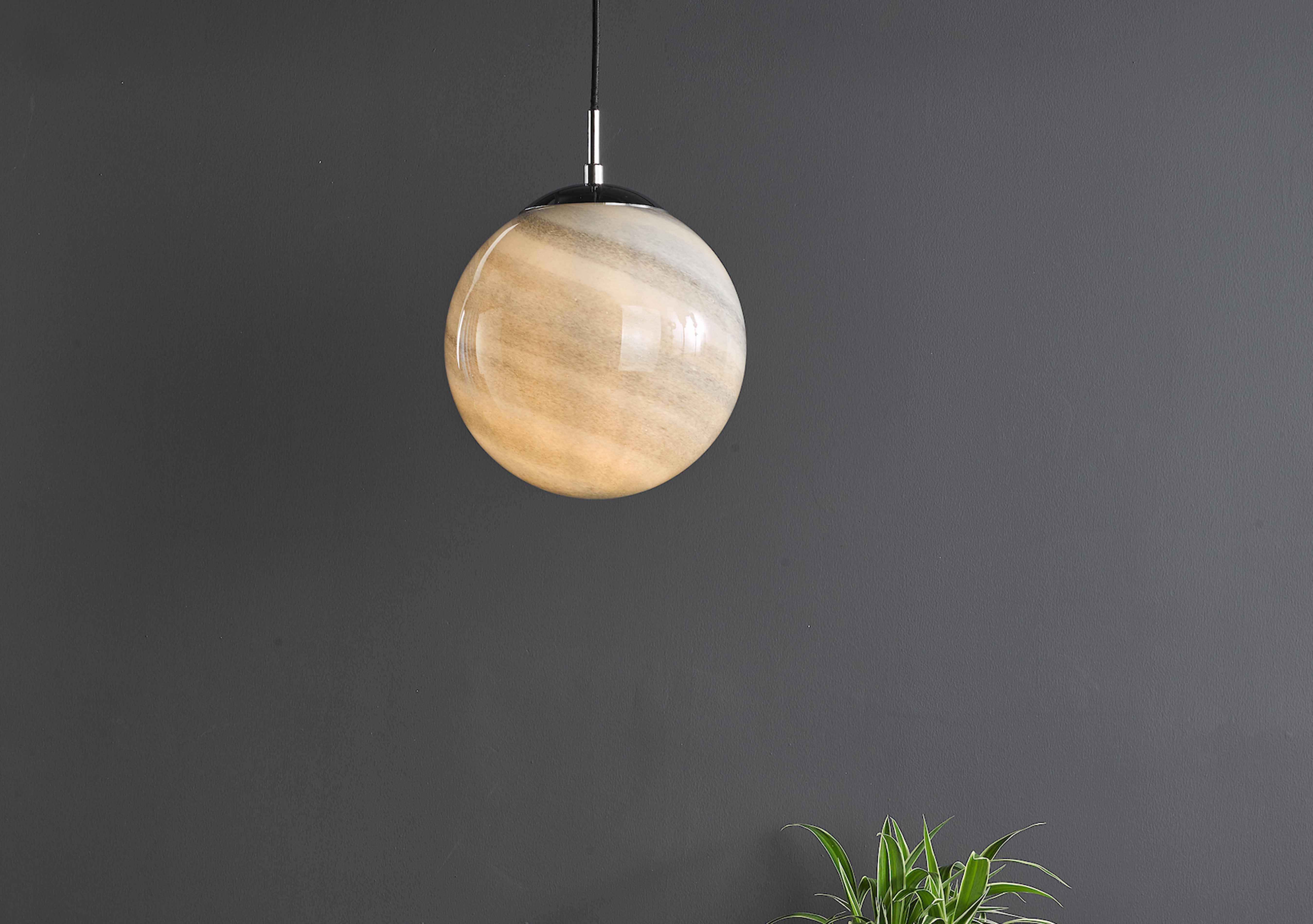 Nivara 1 Light Pendant in  on Furniture Village