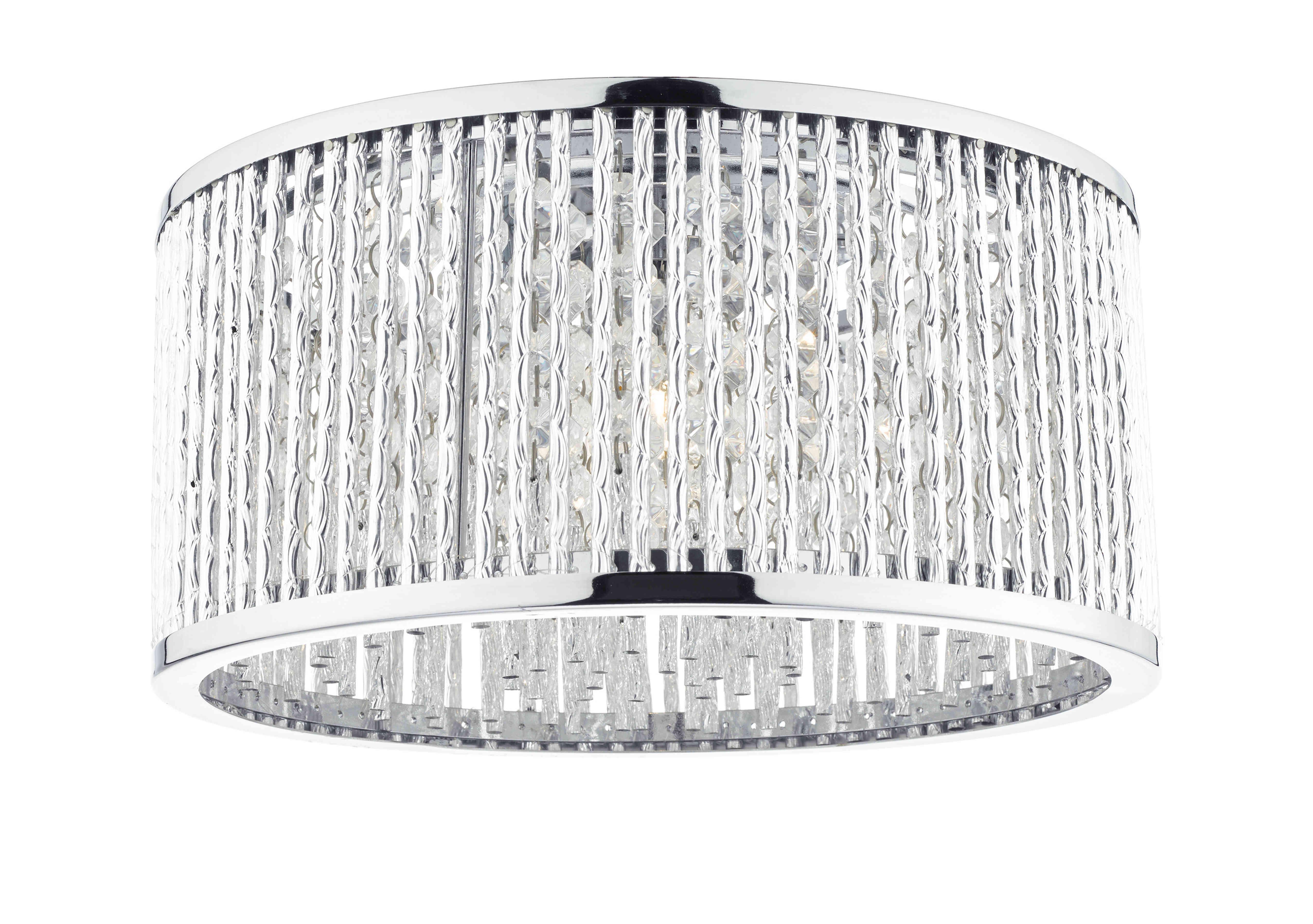 Nantes 3 Light Flush Ceiling Light in  on Furniture Village