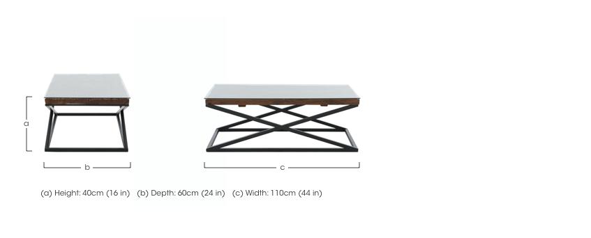 Noir Coffee Table in  on Furniture Village