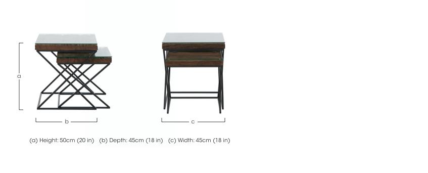 Noir Nest of Tables in  on Furniture Village