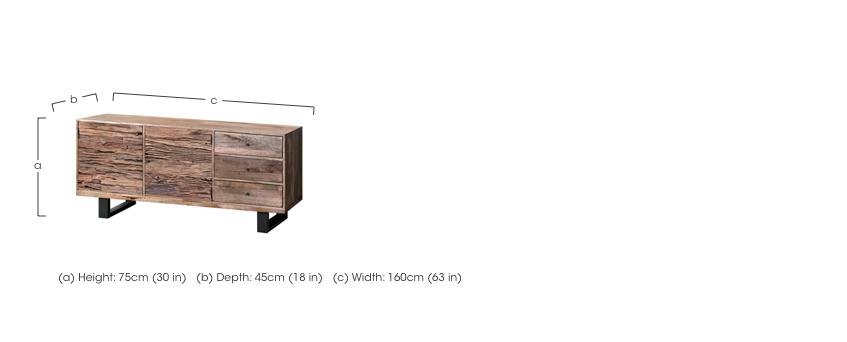 Noir Large Sideboard in  on Furniture Village