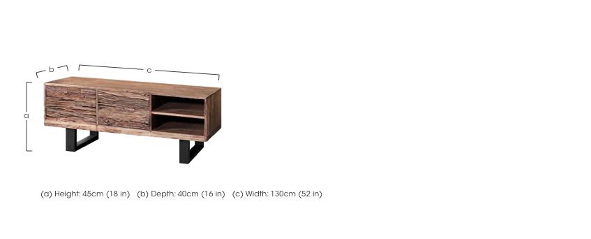 Noir TV Unit in  on Furniture Village