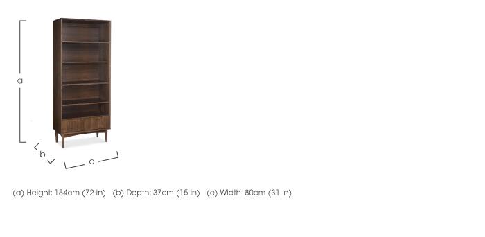 Nexus Wide Bookcase in  on Furniture Village