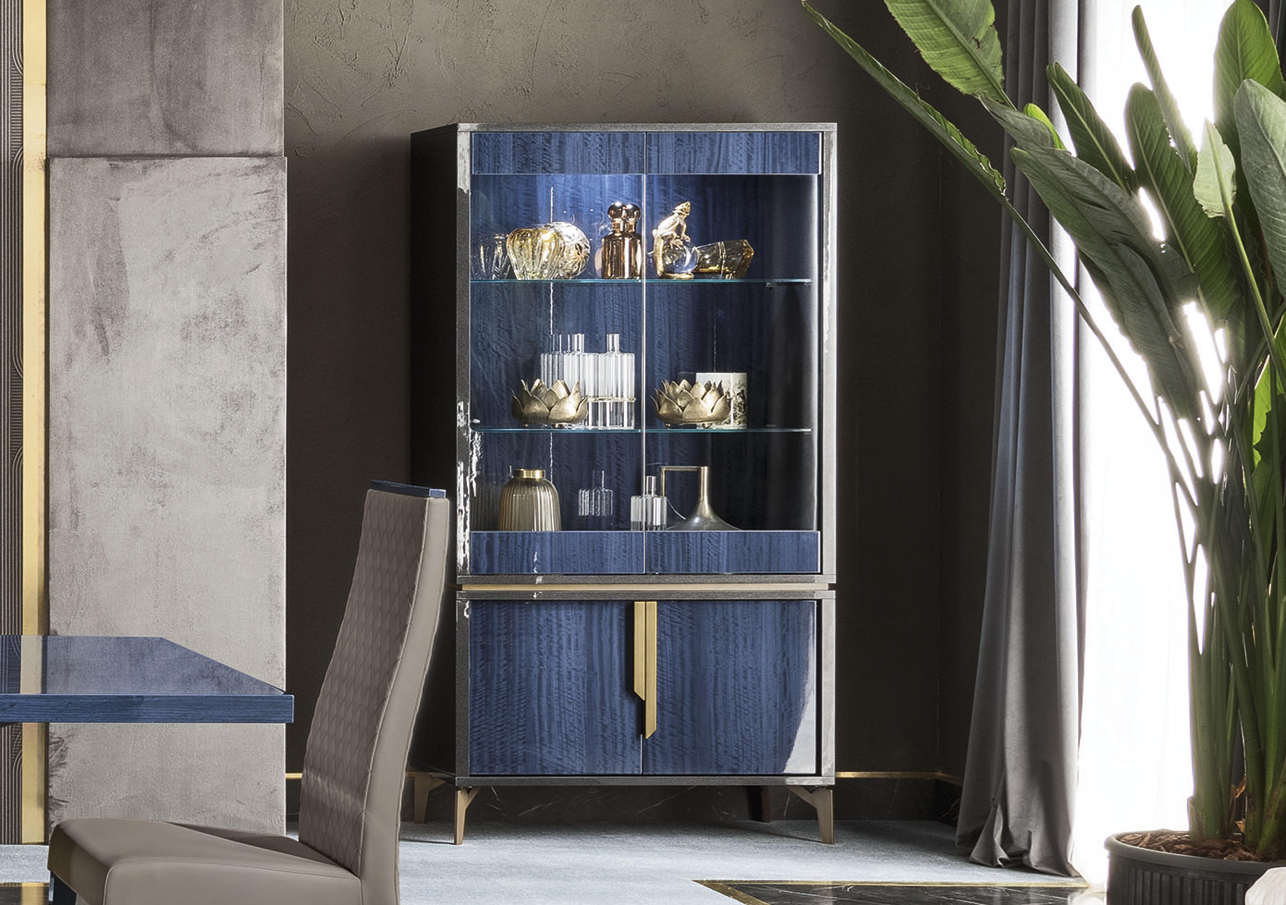Oceanum 2 Door Curio Cabinet in  on Furniture Village
