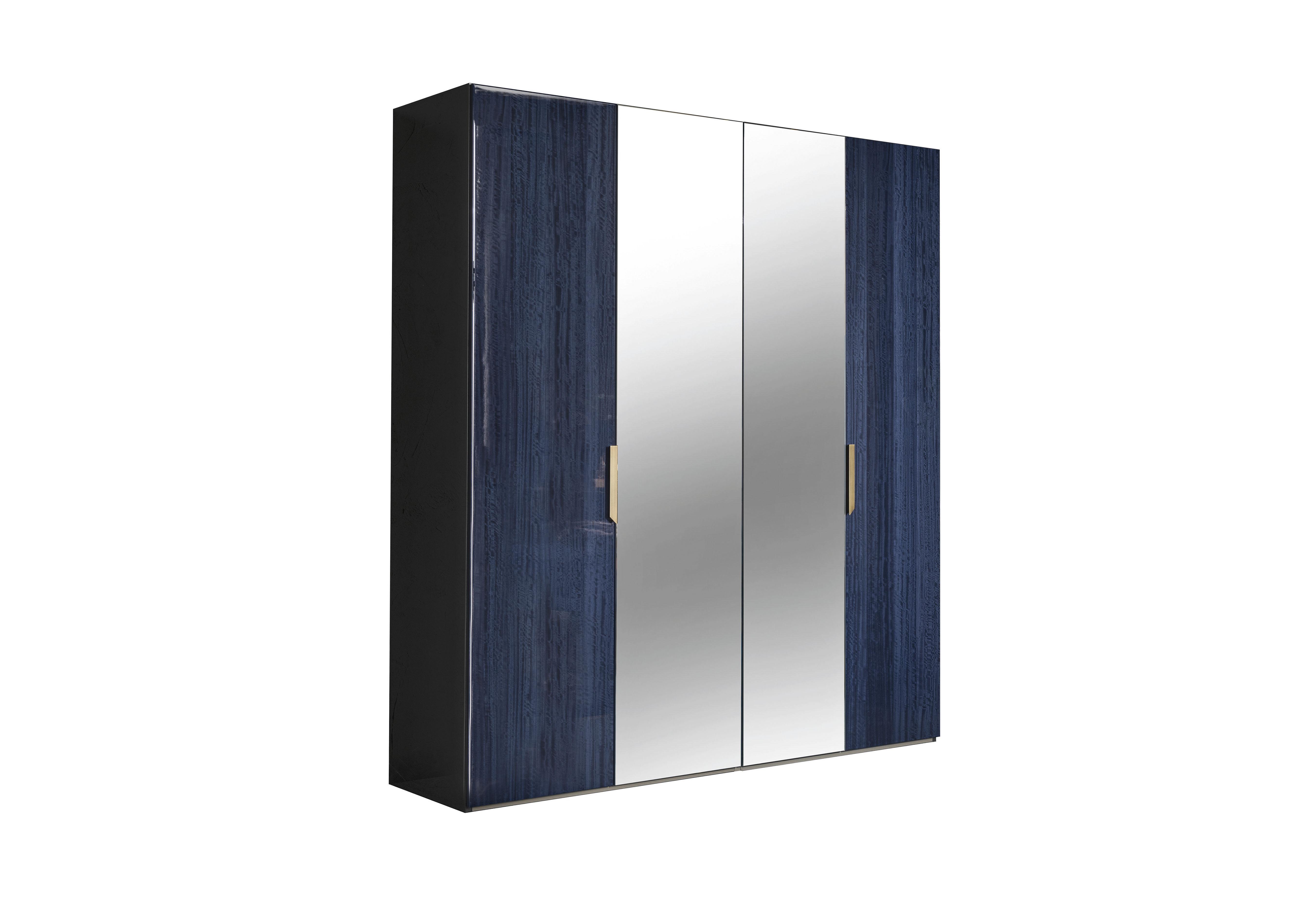 Oceanum 4 Door Wardrobe with Mirrors in  on Furniture Village