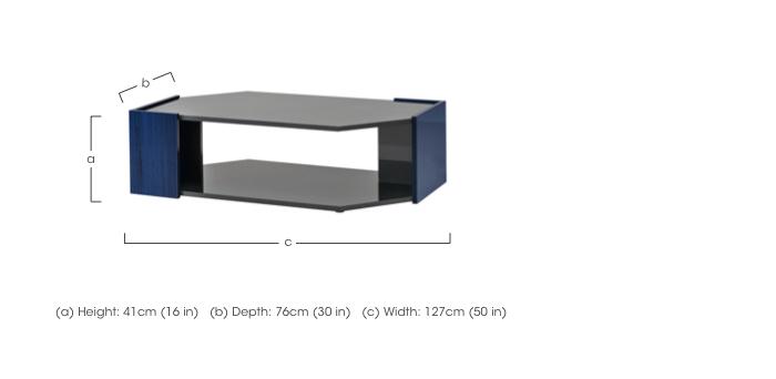 Oceanum Rectangle Coffee Table in  on Furniture Village