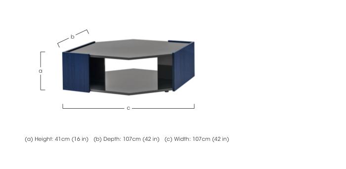 Oceanum Square Coffee Table in  on Furniture Village