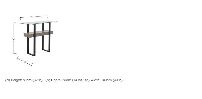 Odense Console Table in  on Furniture Village