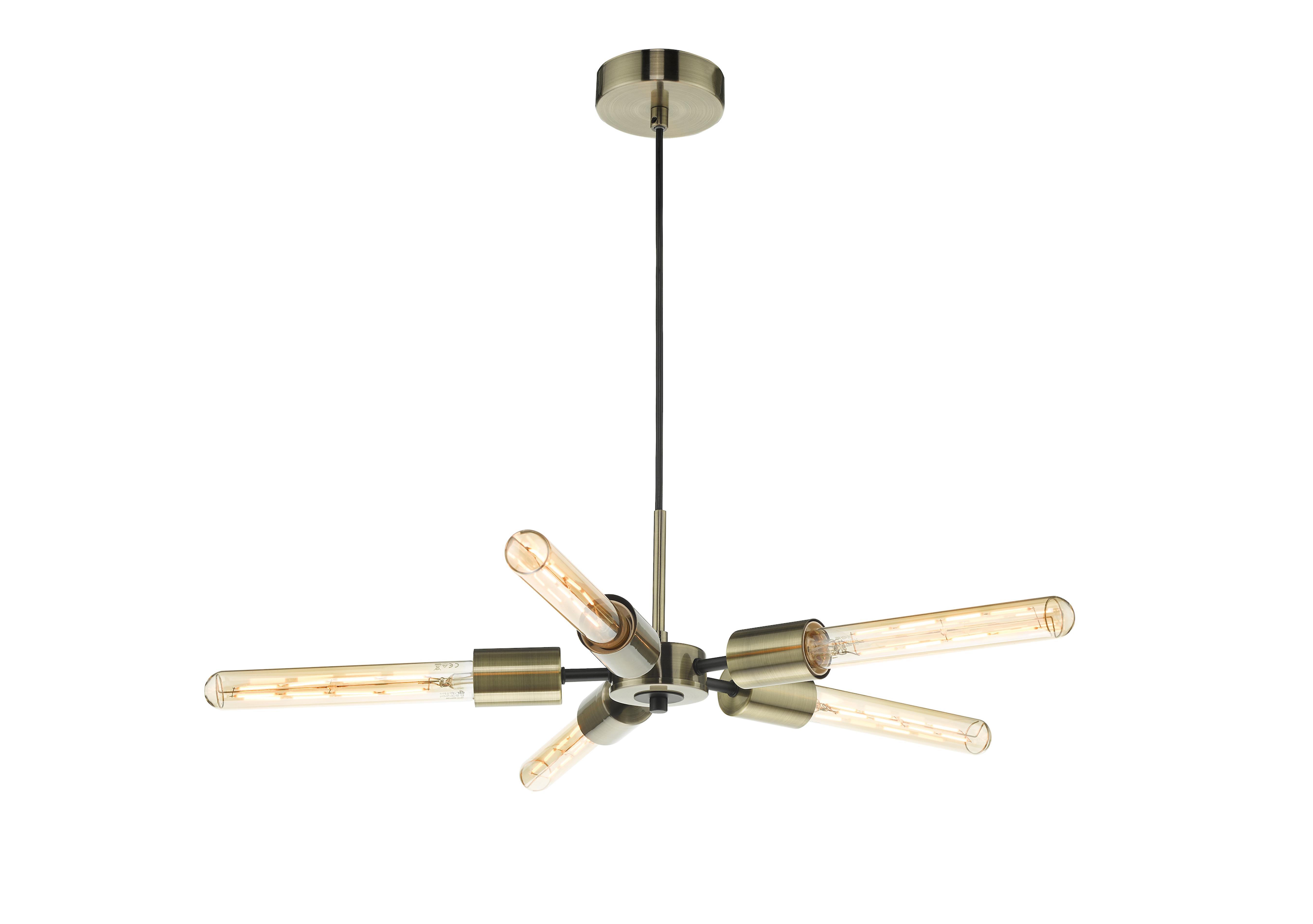 Onika 5 Light Pendant Ceiling Light in  on Furniture Village