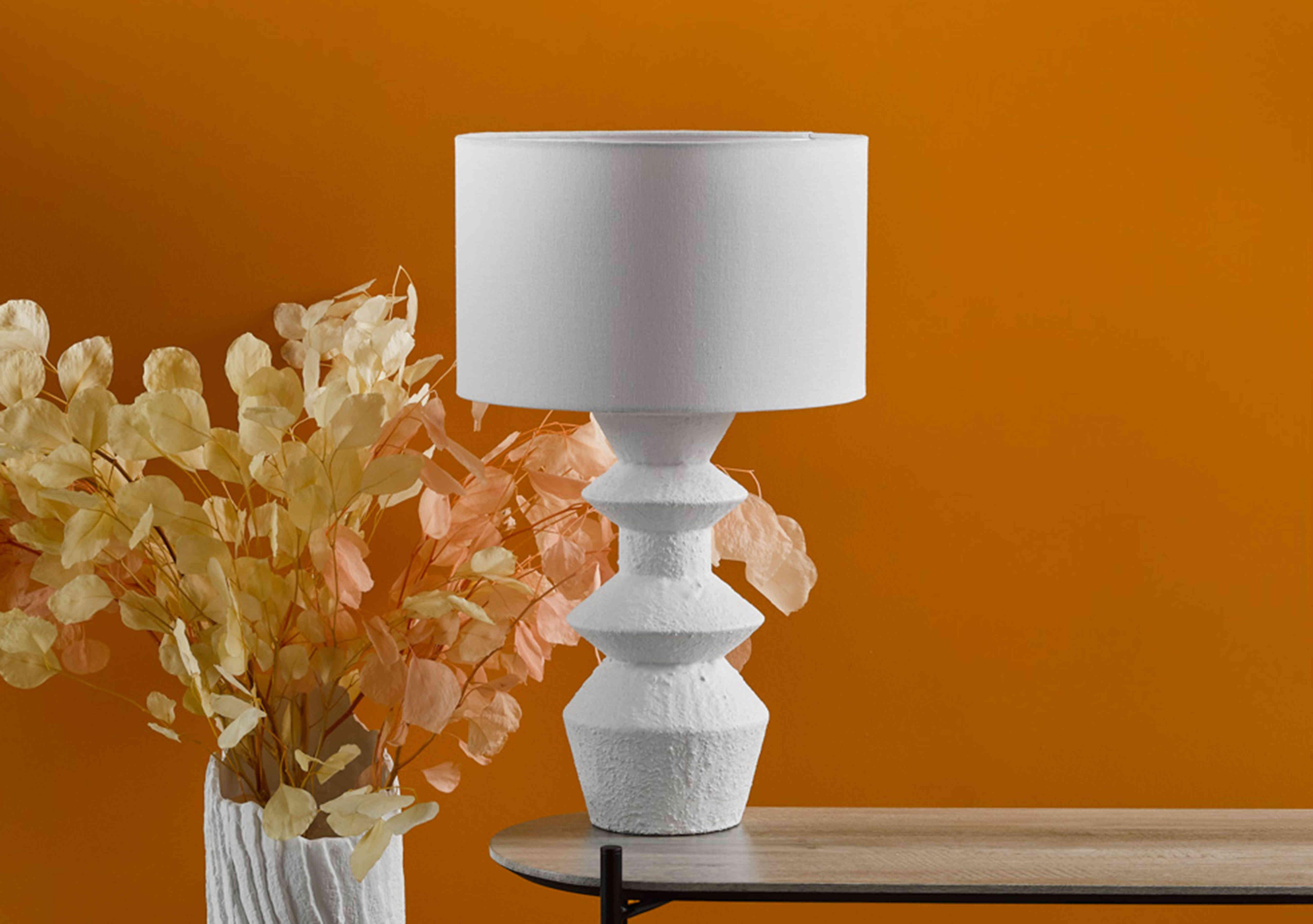 Orlena Table Lamp in  on Furniture Village